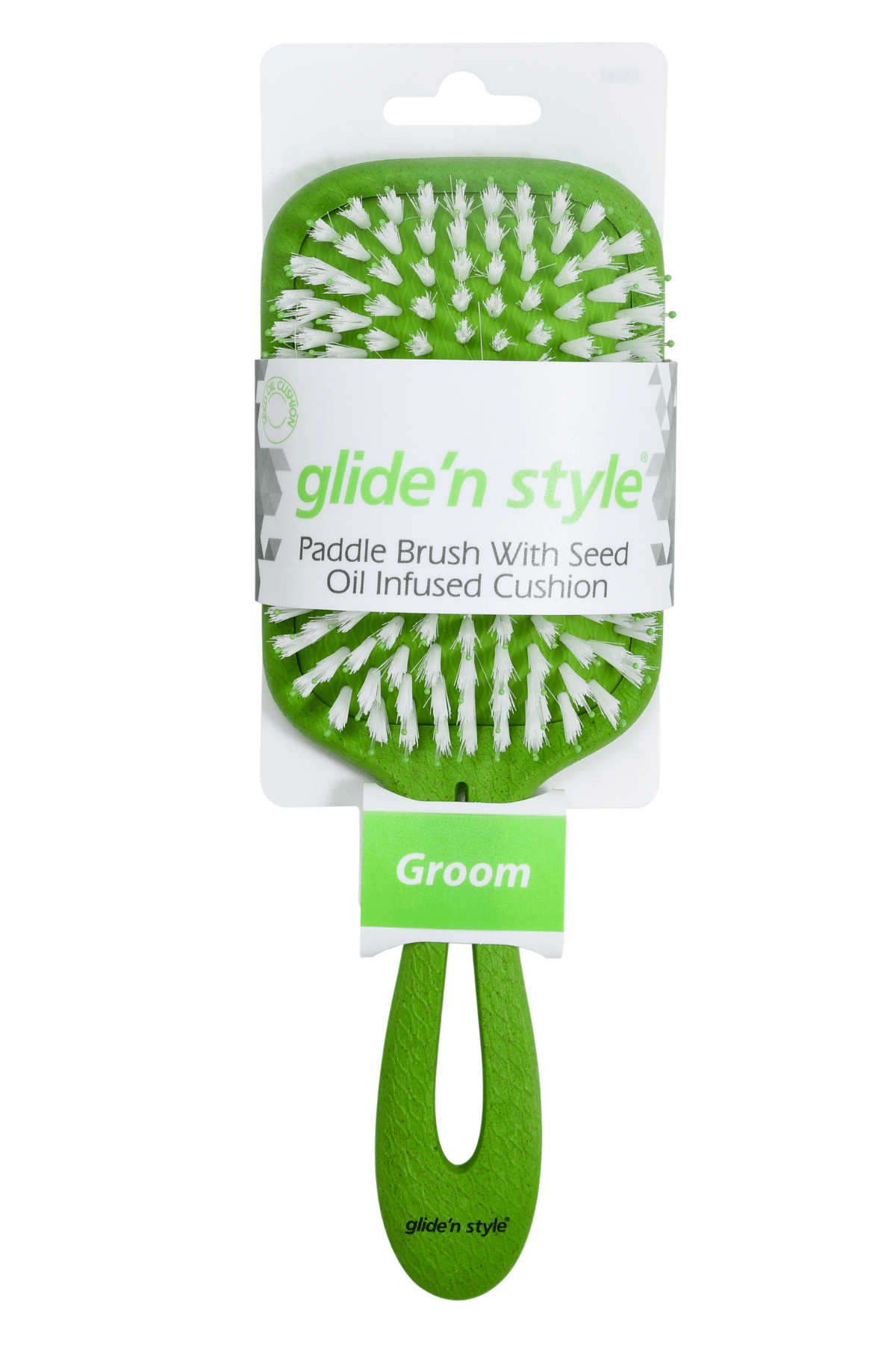 GLIDE'N STYLE PADDLE BRUSH (SEED OIL IMPRESSED)