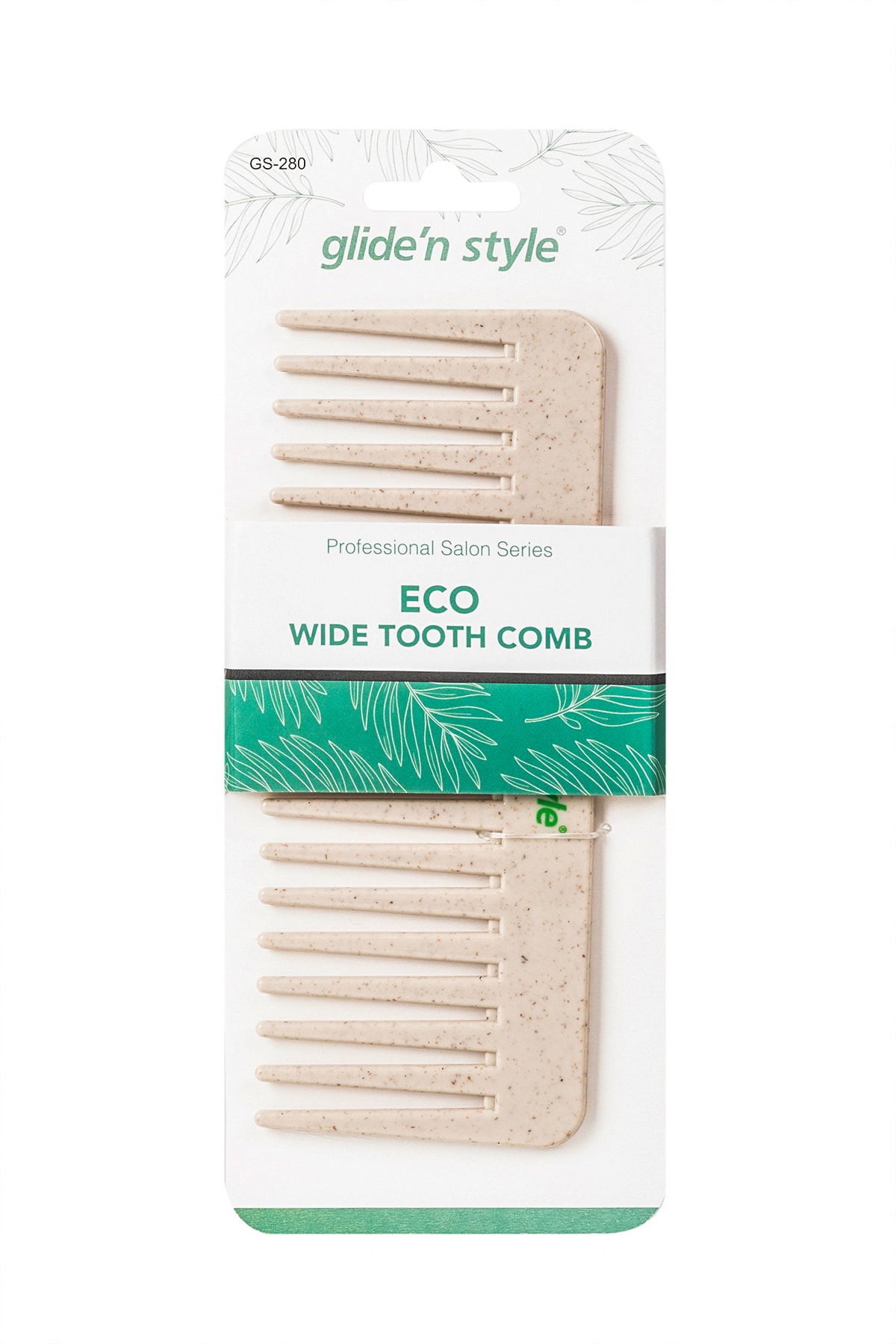 Glide'n Style Eco Wide Tooth Comb – Profesyonel Salon Serisi Çevre Dostu Geniş Dişli Tarak