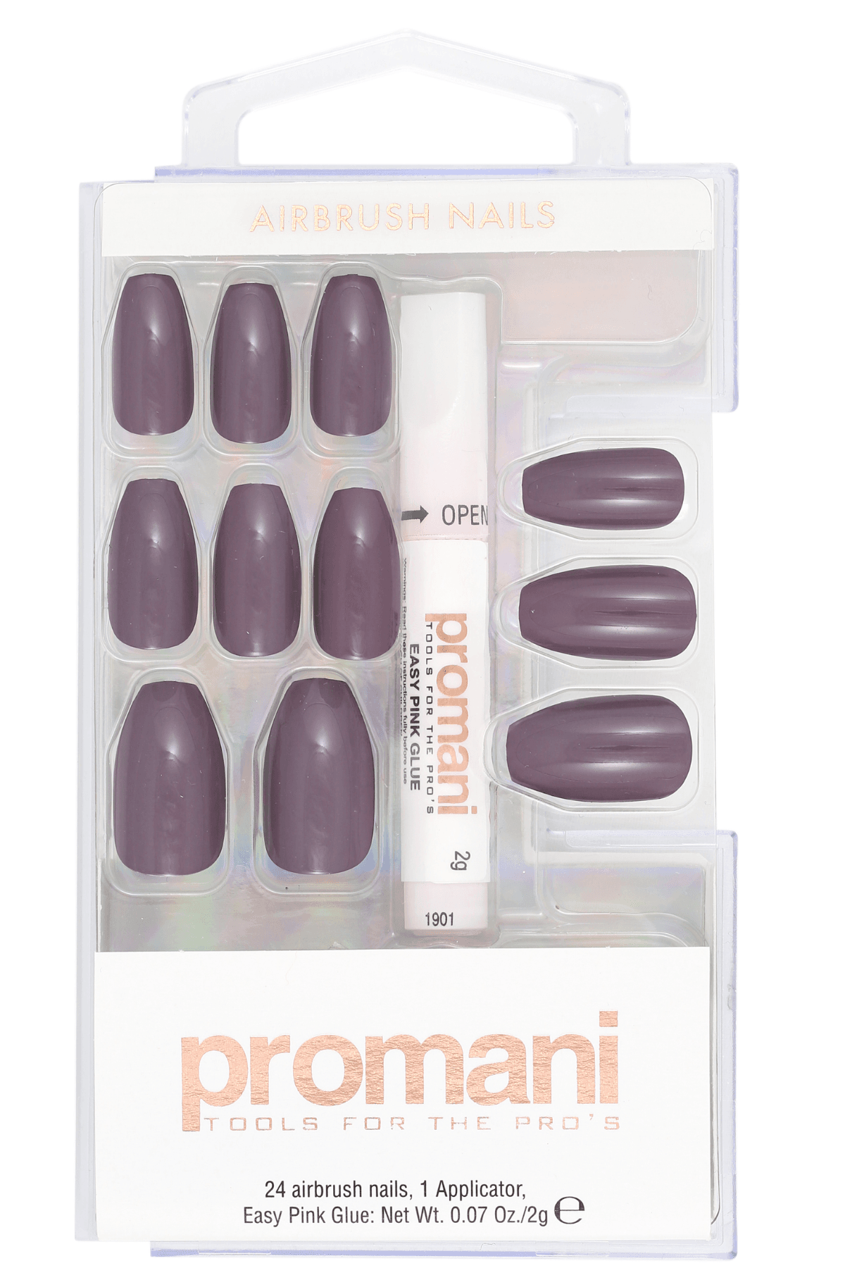 PROMANI DAMSON FALSE NAIL KIT