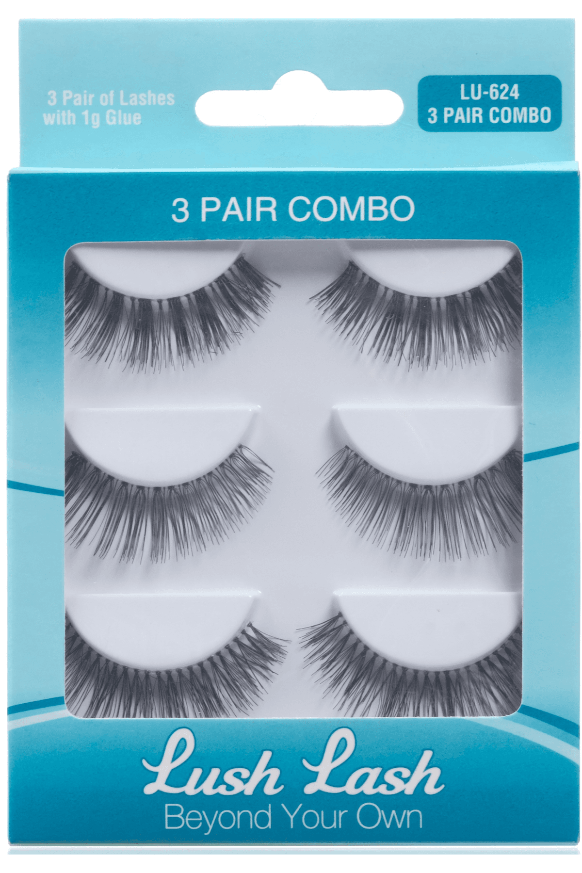 LUSH LASH 3-PACK BONUS PACK FALSE LASHES