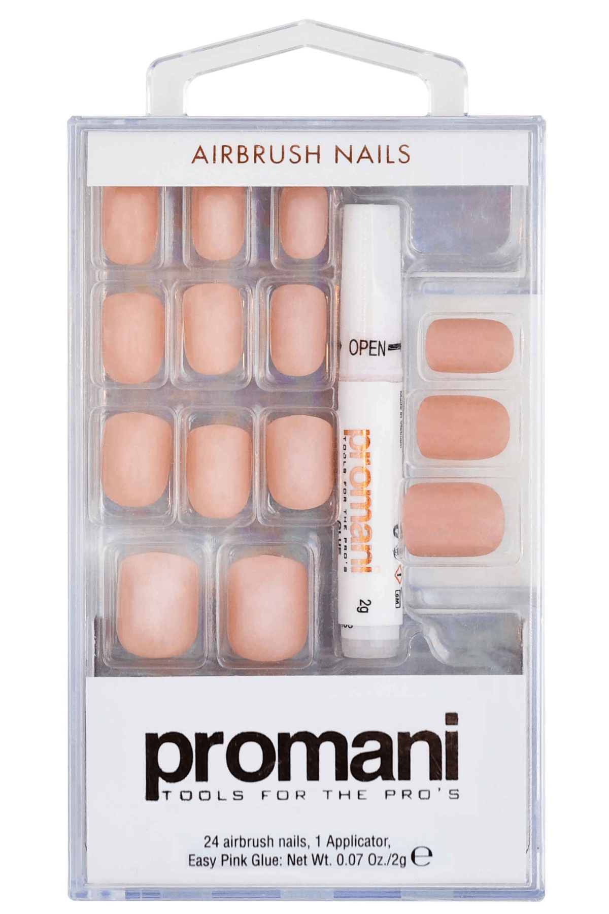 PROMANI FALSE NAIL KIT BEIGE