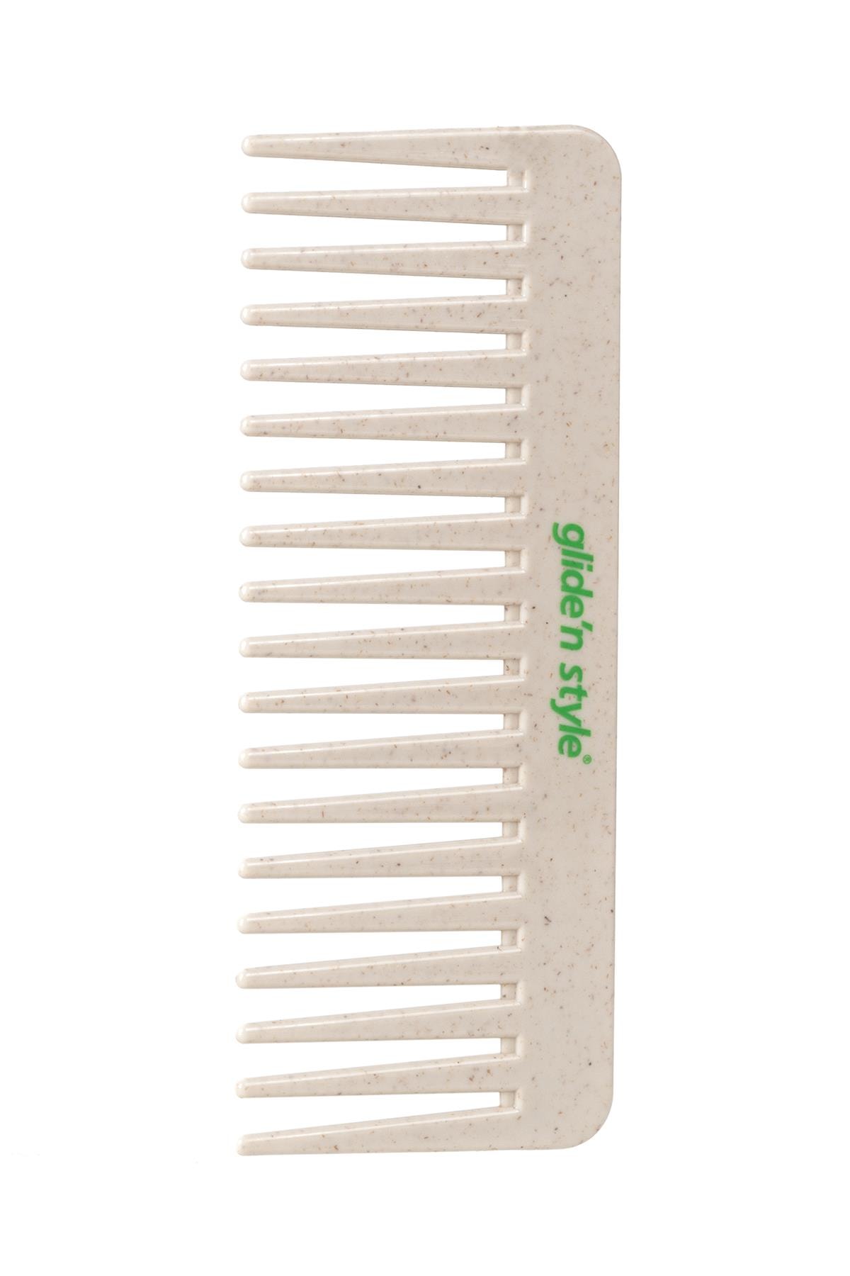 Glide'n Style Eco Wide Tooth Comb – Profesyonel Salon Serisi Çevre Dostu Geniş Dişli Tarak