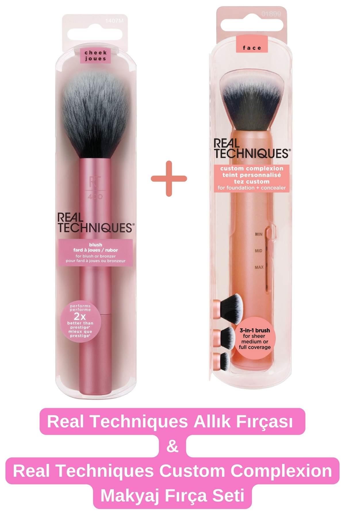 REALTECHNIQUES CUSTOM COMPLEXION FIRÇA/ALLIK FIRÇASI (2'Lİ AVANTAJLI SET)