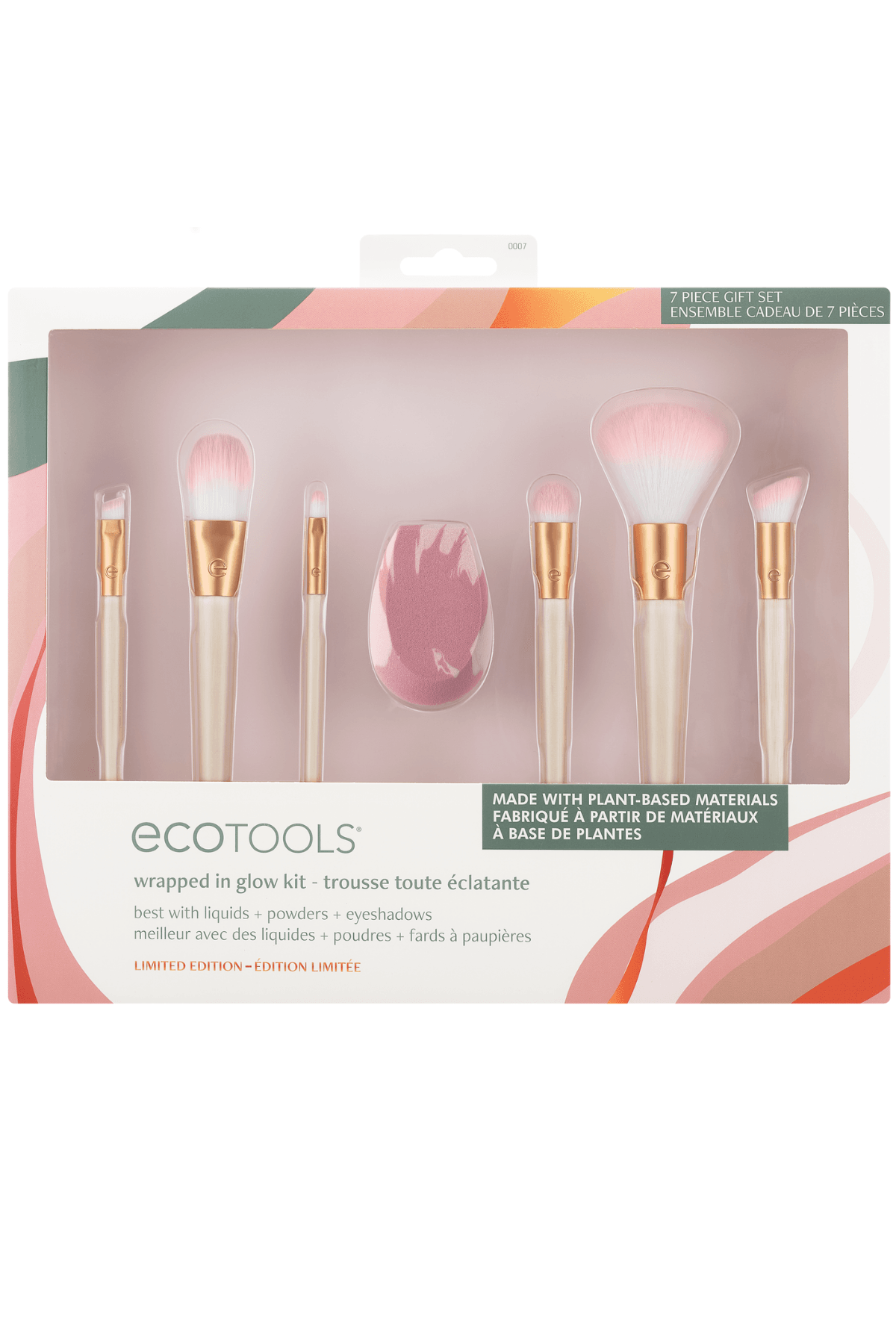 ECOTOOLS WRAPPED IN GLOW MAKEUP BRUSH SET