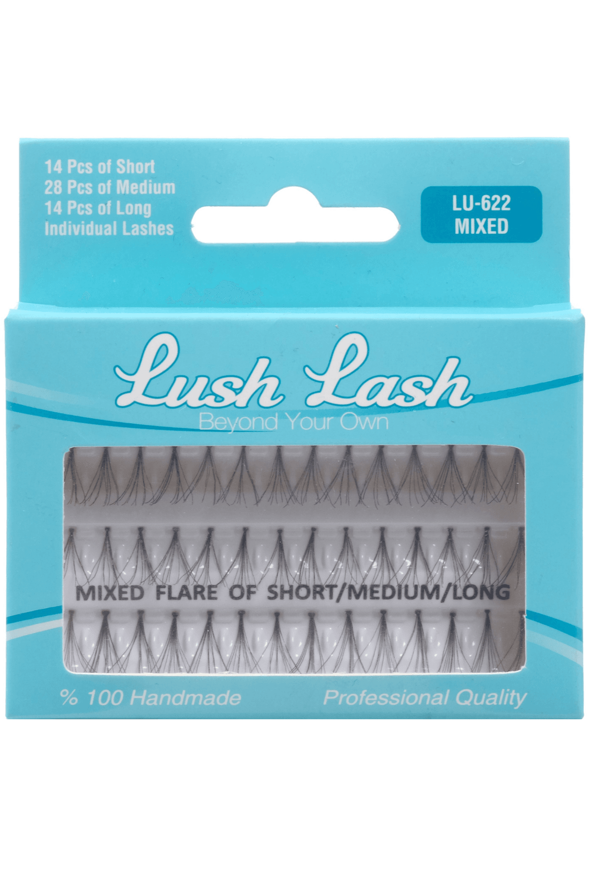 LUSH LASH SINGLE FALSE LASH MIXED (SHORT-MEDIUM-LONG)