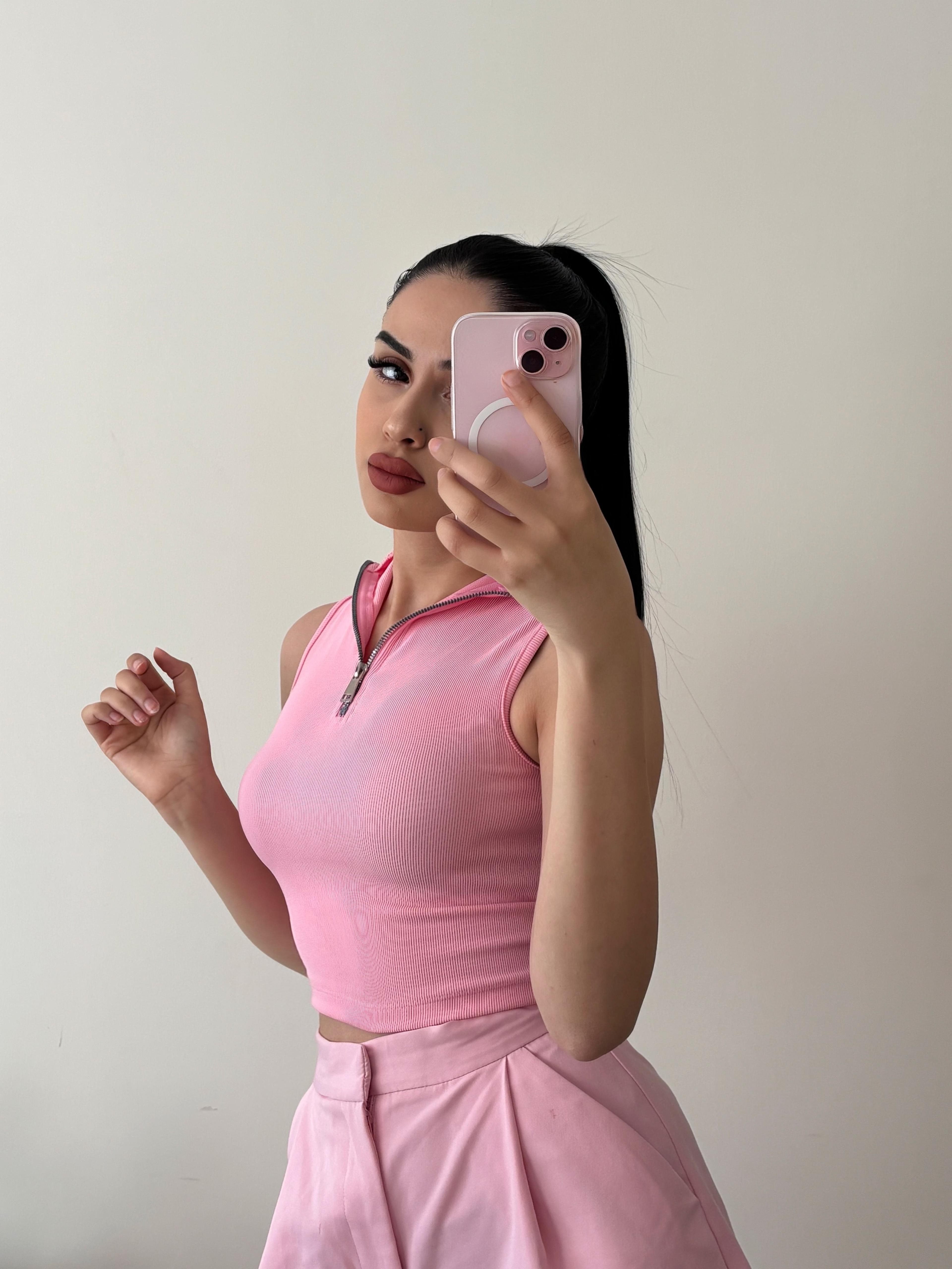 Ottoman Kumaş Pembe Body