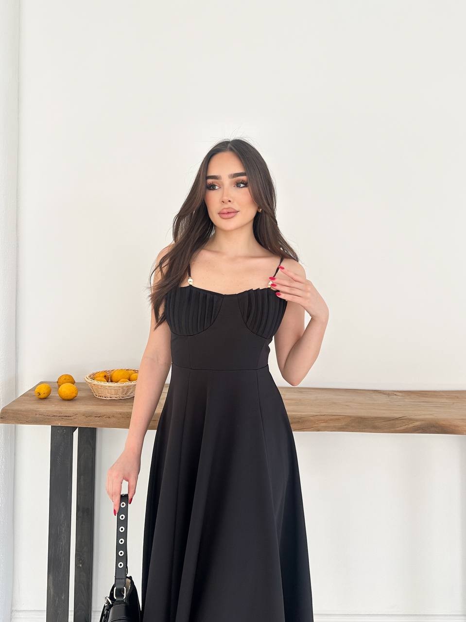 Zr Model Siyah Elbise 