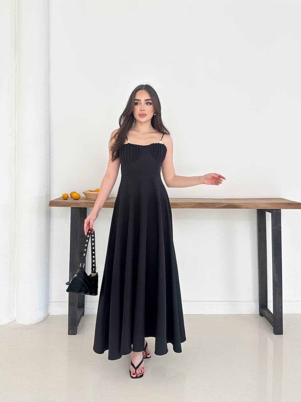 Zr Model Siyah Elbise 