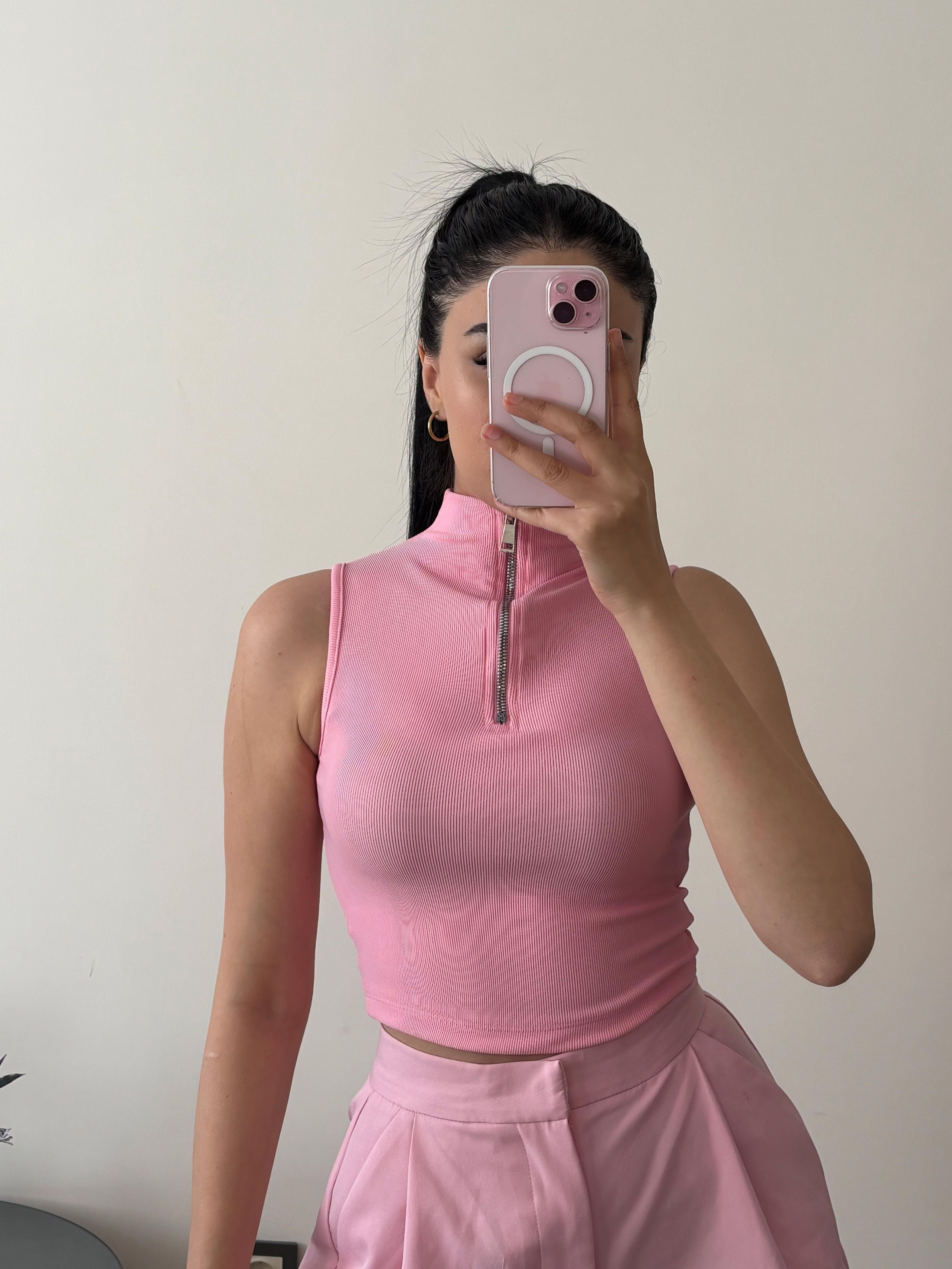 Ottoman Kumaş Pembe Body