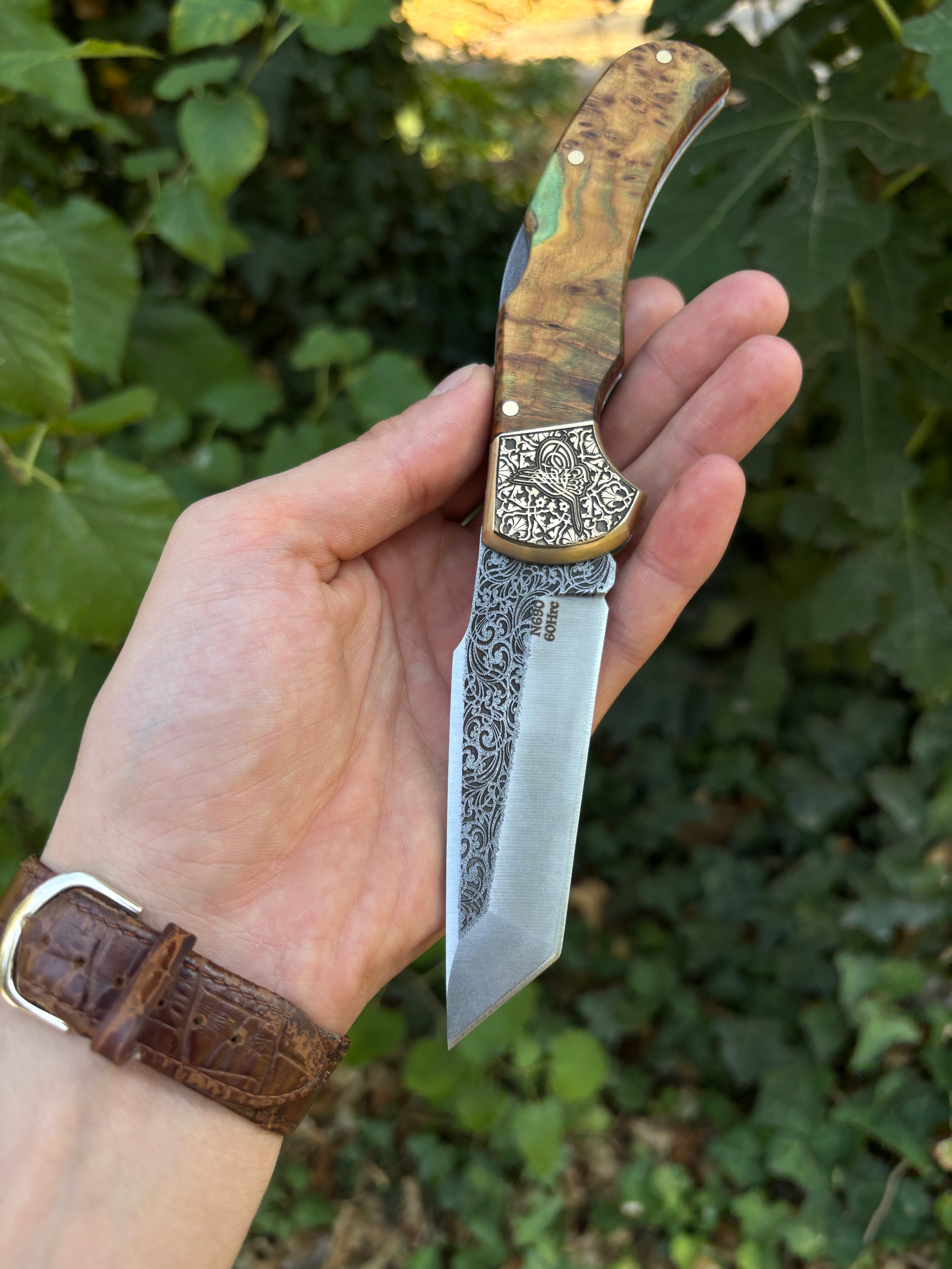 N690 Katlanır Tanto Çakı Bıçak Model