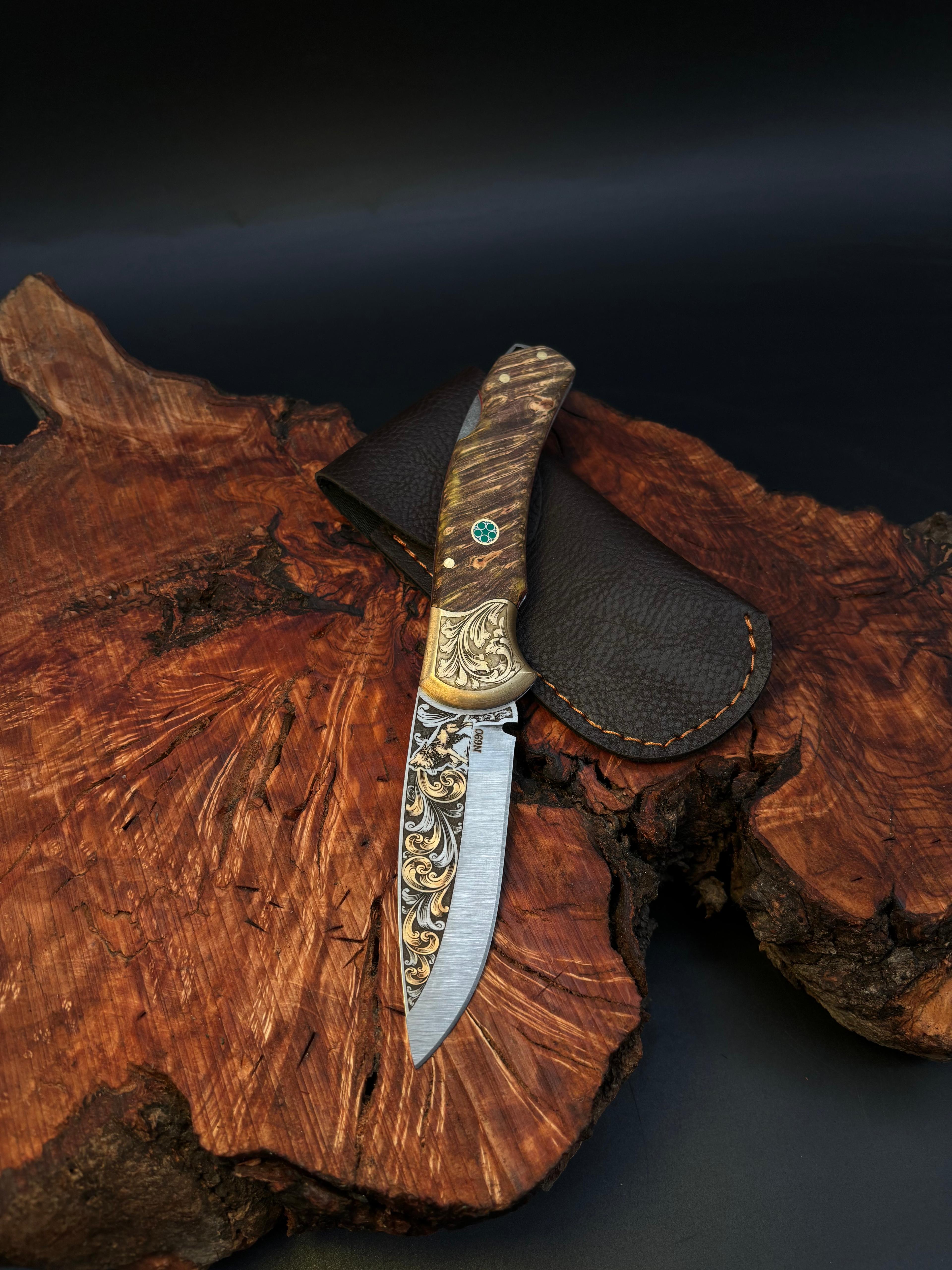 Altın Kaplama Kurt Model