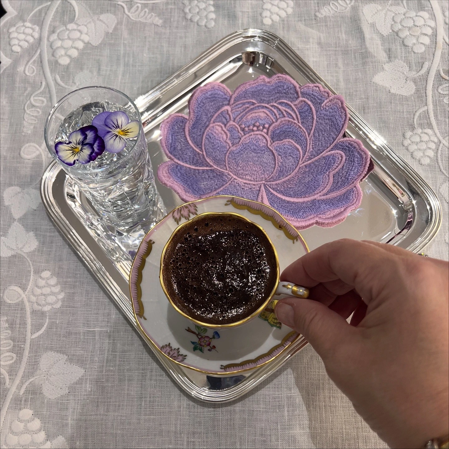 Şakayık 2'li Sunum Peçetesi