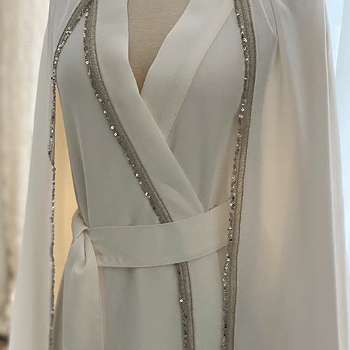 Silver Oyalı Double Krep Elbise 