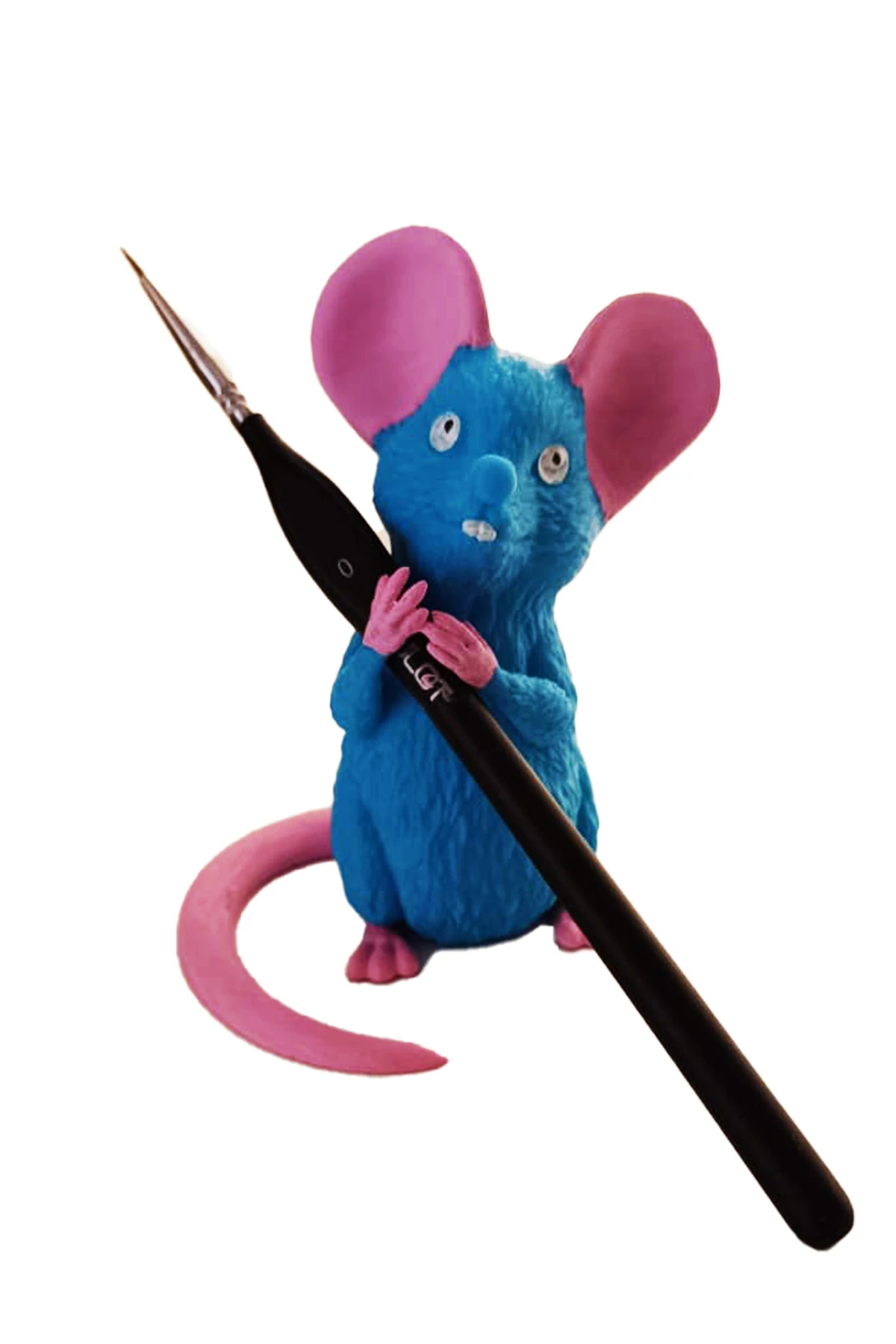 Sevimli Fare - Masa Üstü Kalem Fırça Tutacağı