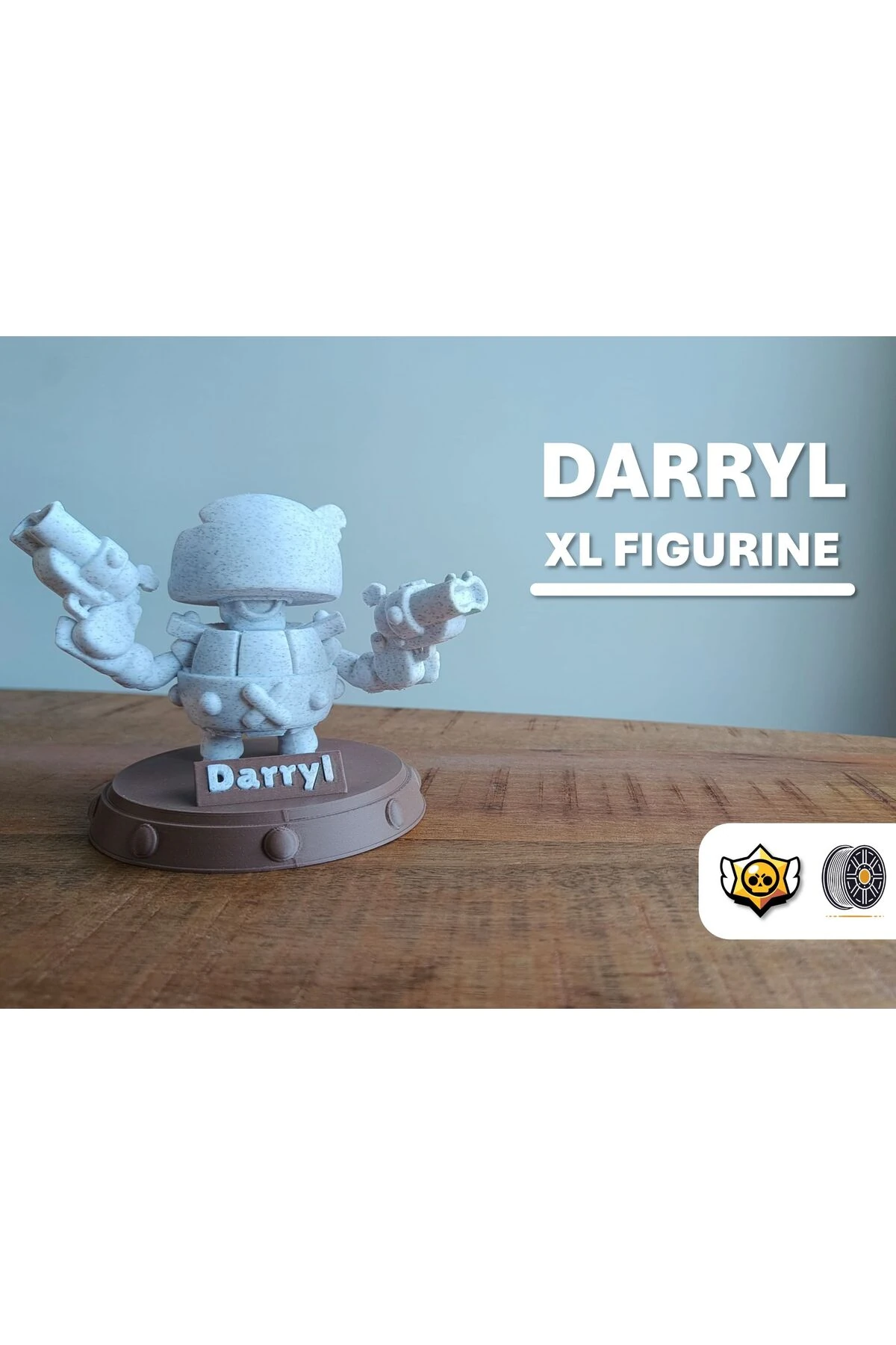 Brawl Stars - Darryl KENDİN BOYA