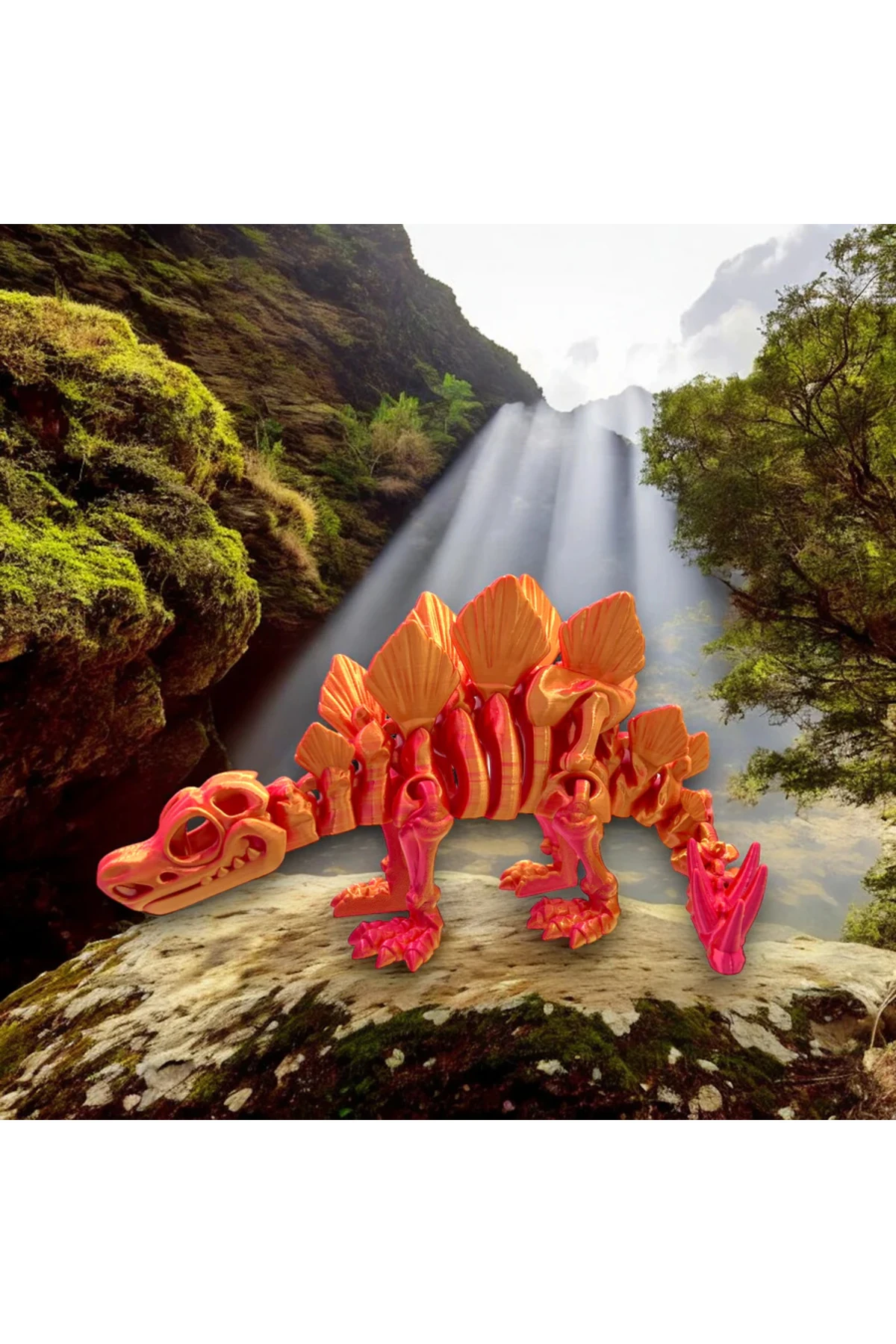 Dinozor - STEGOSAURUS İskelet Hareketli Oyuncak