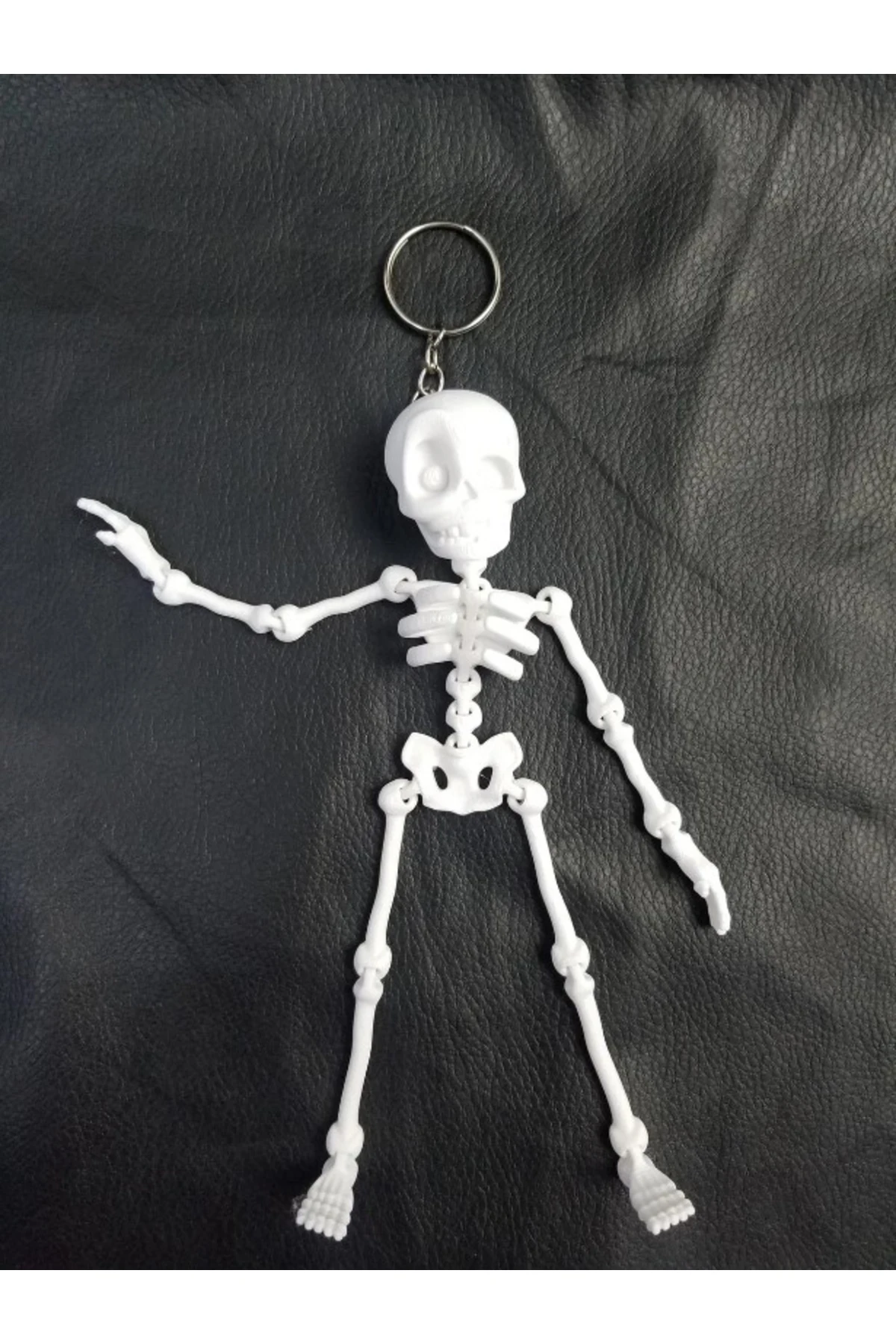 Iskelet Dikiz Ayna Süsü Beyaz Beyaz Iskelet