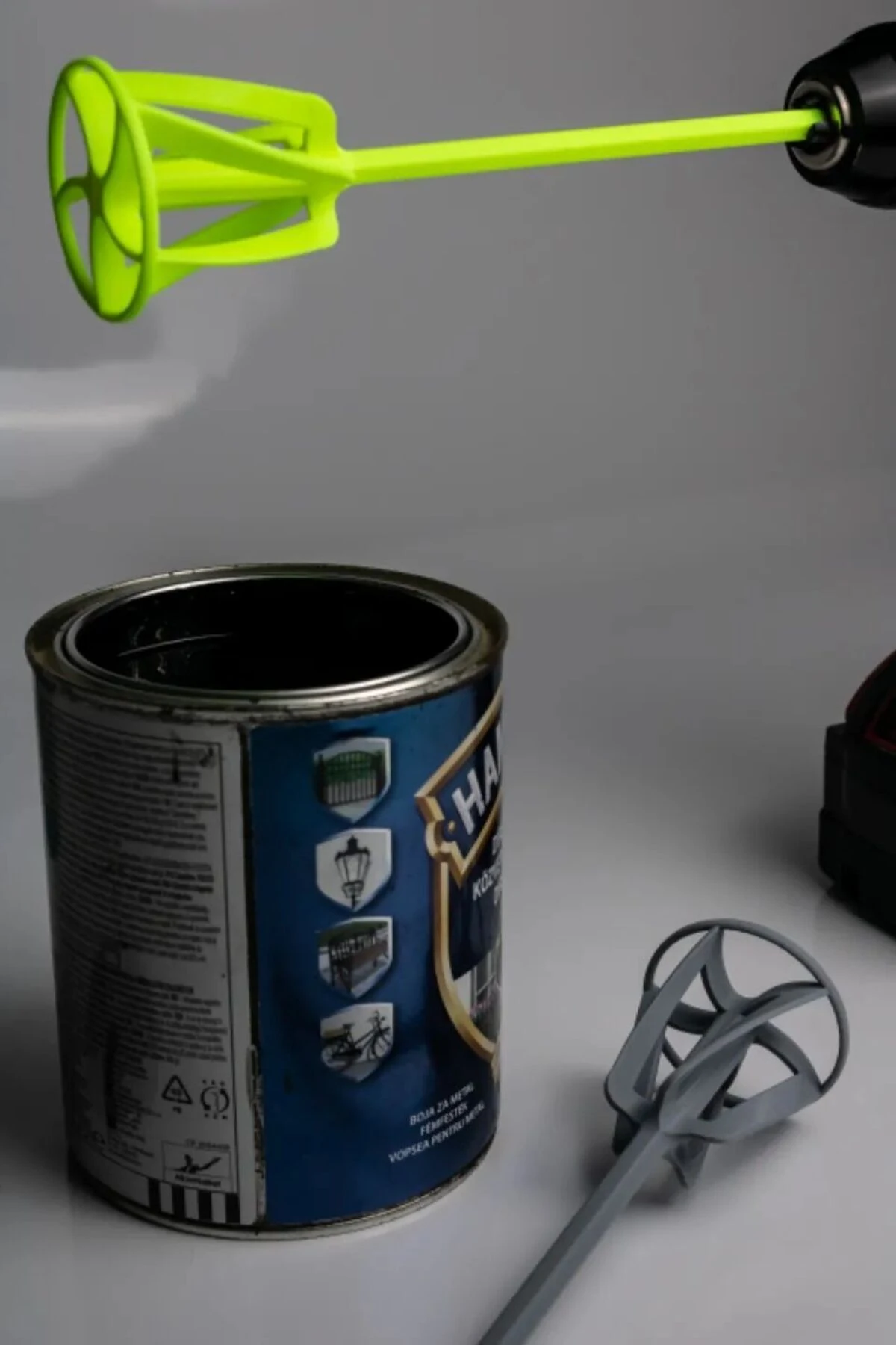 Altıgen Uçlu Matkap Ucu Boya Karıştırıcı Aparat