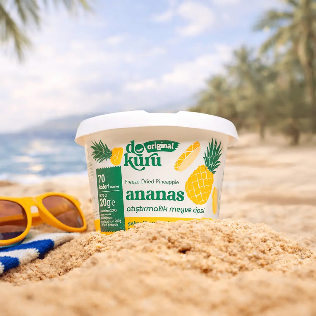 Dokuru Original Ananas Atıştırmalık Meyve Cipsi