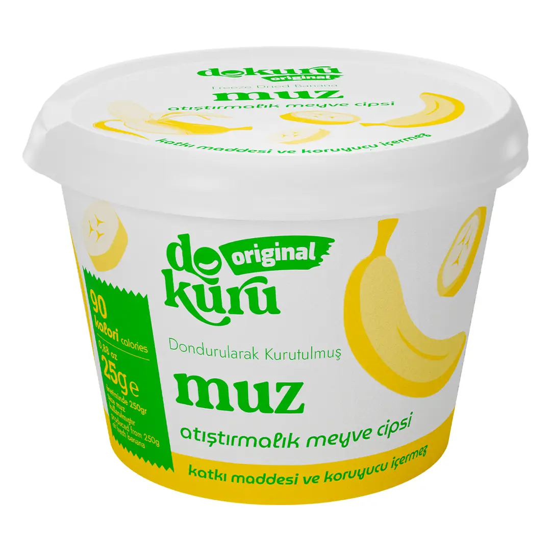 Dokuru Original Muz Atıştırmalık Meyve Cipsi