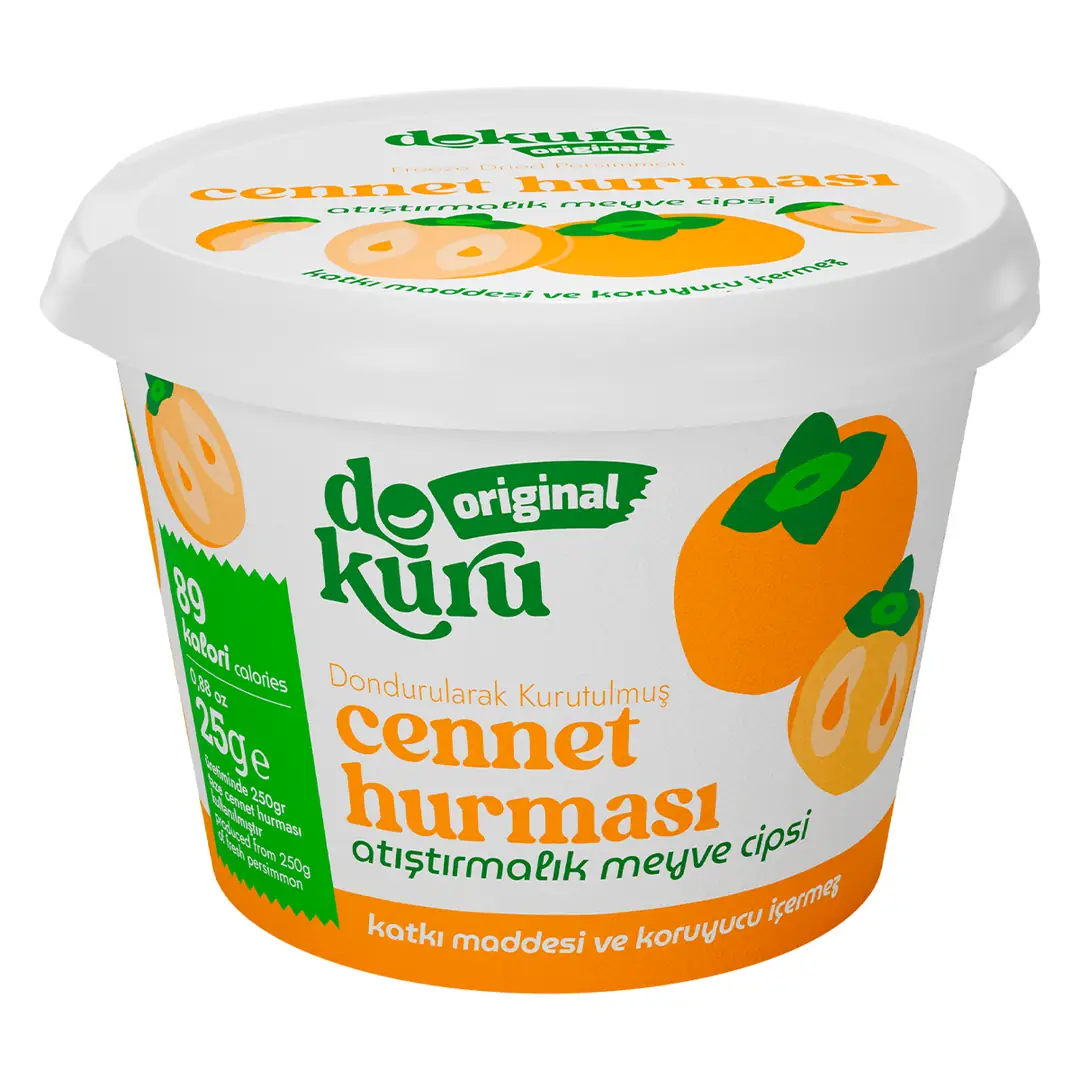 Dokuru Original Cennet Hurması Atıştırmalık Meyve Cipsi