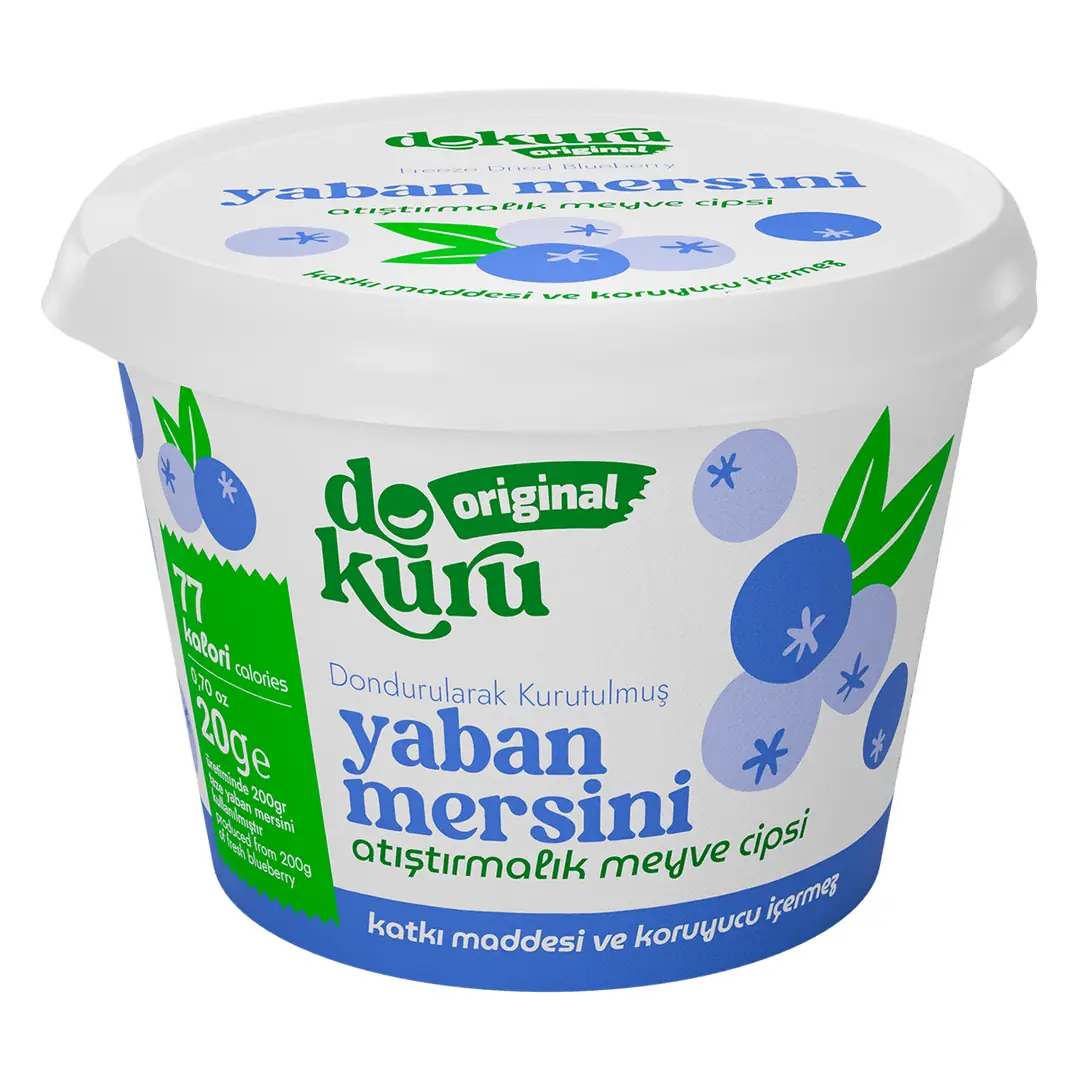 Dokuru Original Yaban Mersini Atıştırmalık Meyve Cipsi