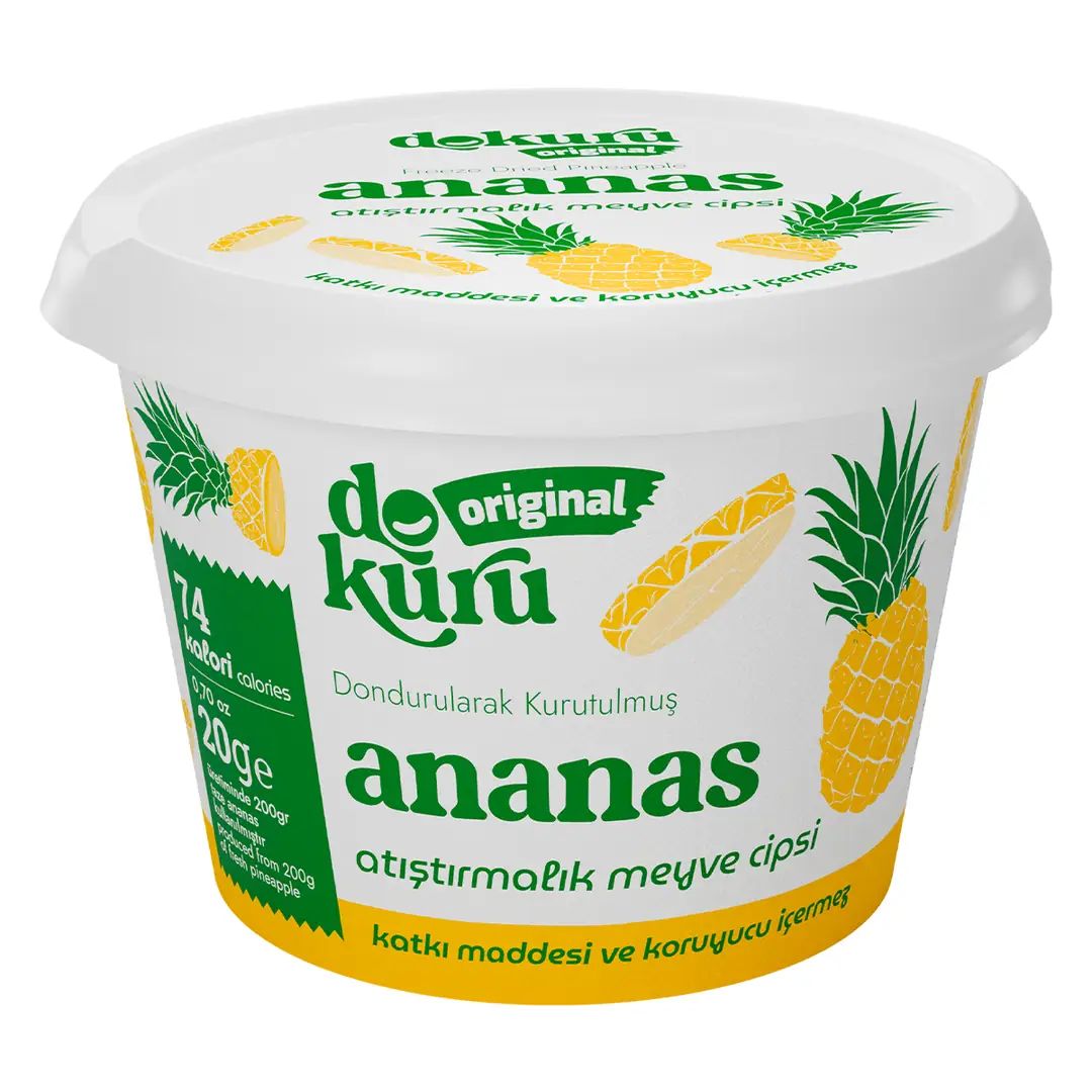 果物 kousuke Dokuru Original Ananas Atıştırmalık Meyve Cipsi