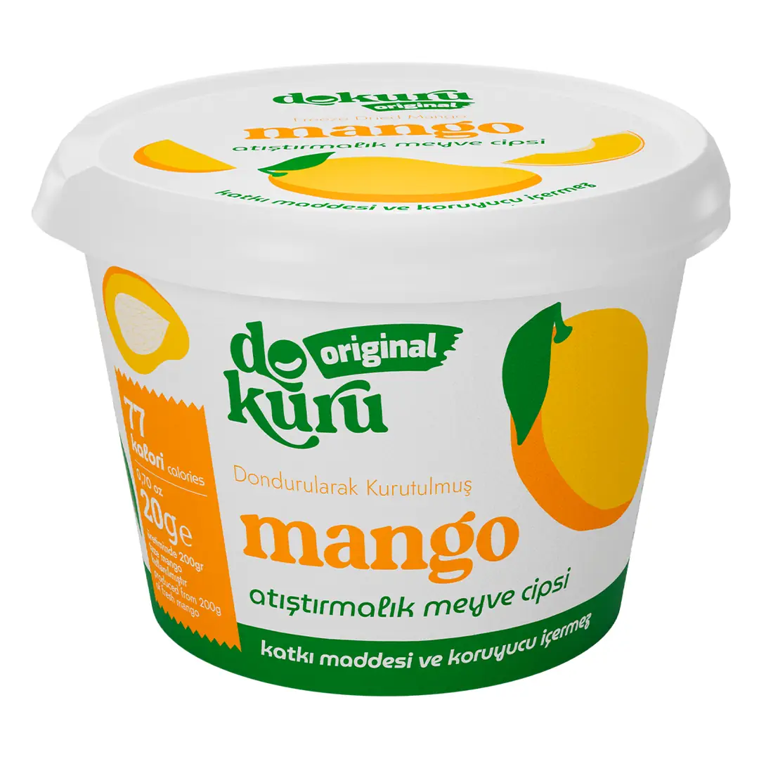 Dokuru Original Mango Atıştırmalık Meyve Cipsi