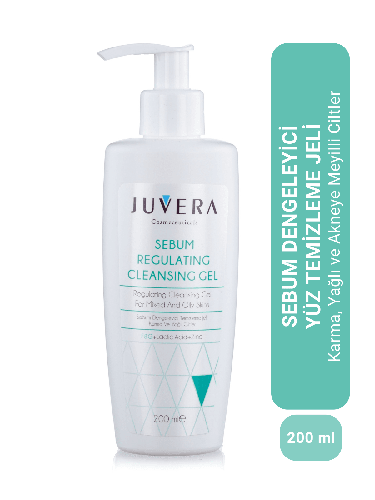 Juvera Yağlı Ve Akneye Eğilimli Ciltler Için Yıkama Jeli - Sebum Regulating Gel 200ml