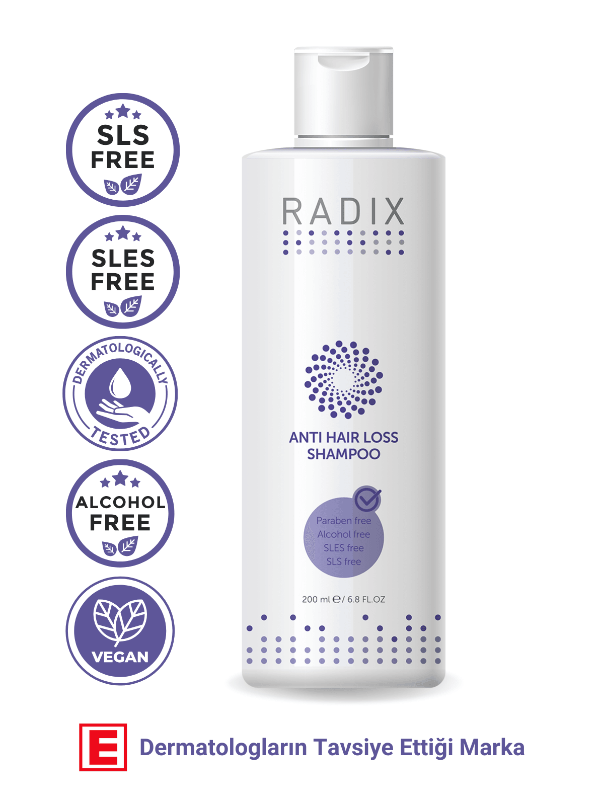 Radix Saç Dökülme Karşıtı Şampuan - Anti Hair Loss Shampoo 200 ml