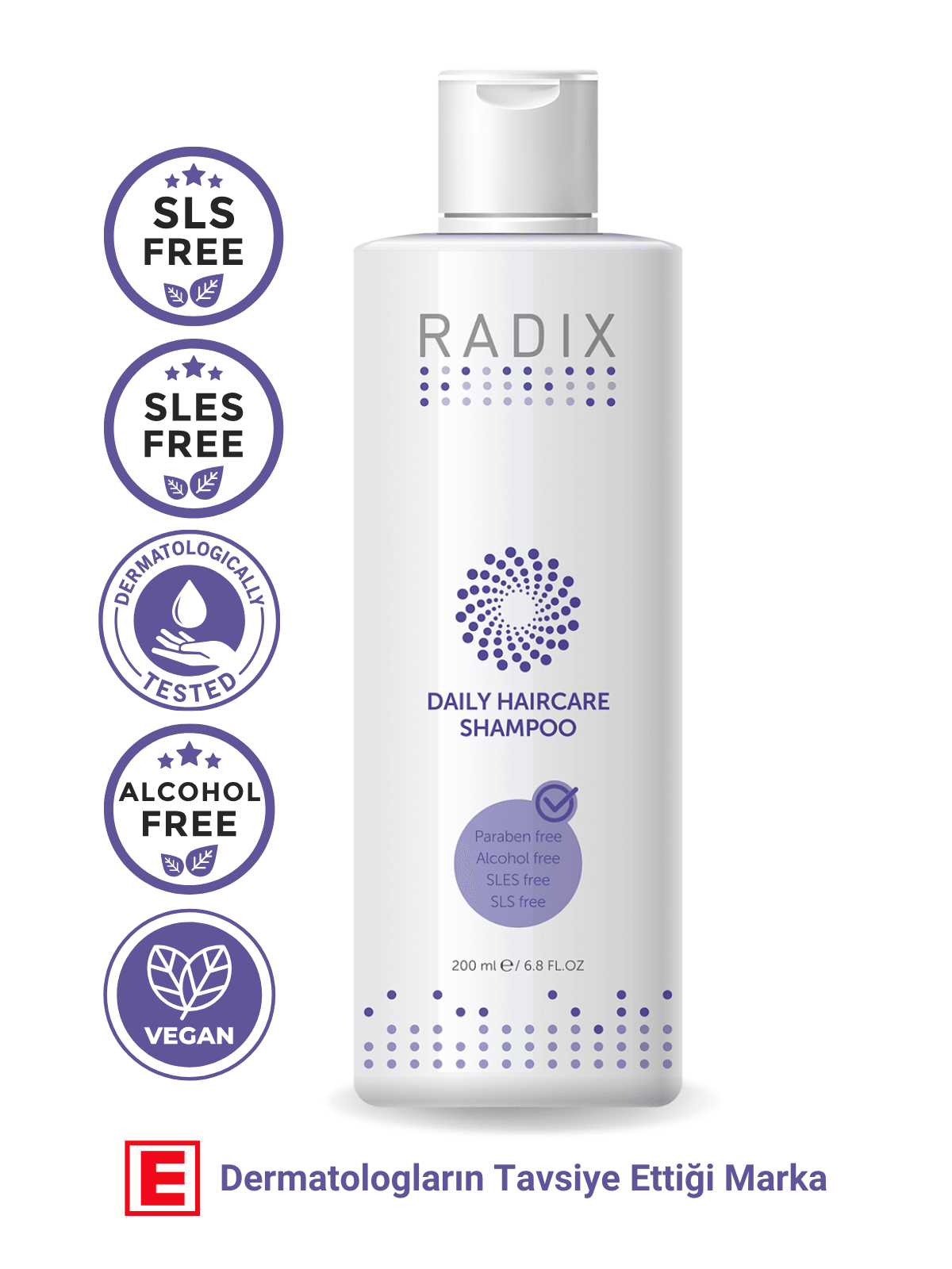 Radix Tüm Saç Tipleri Için Günlük Bakım Şampuanı - Daily Haircare Shampoo 200 ml