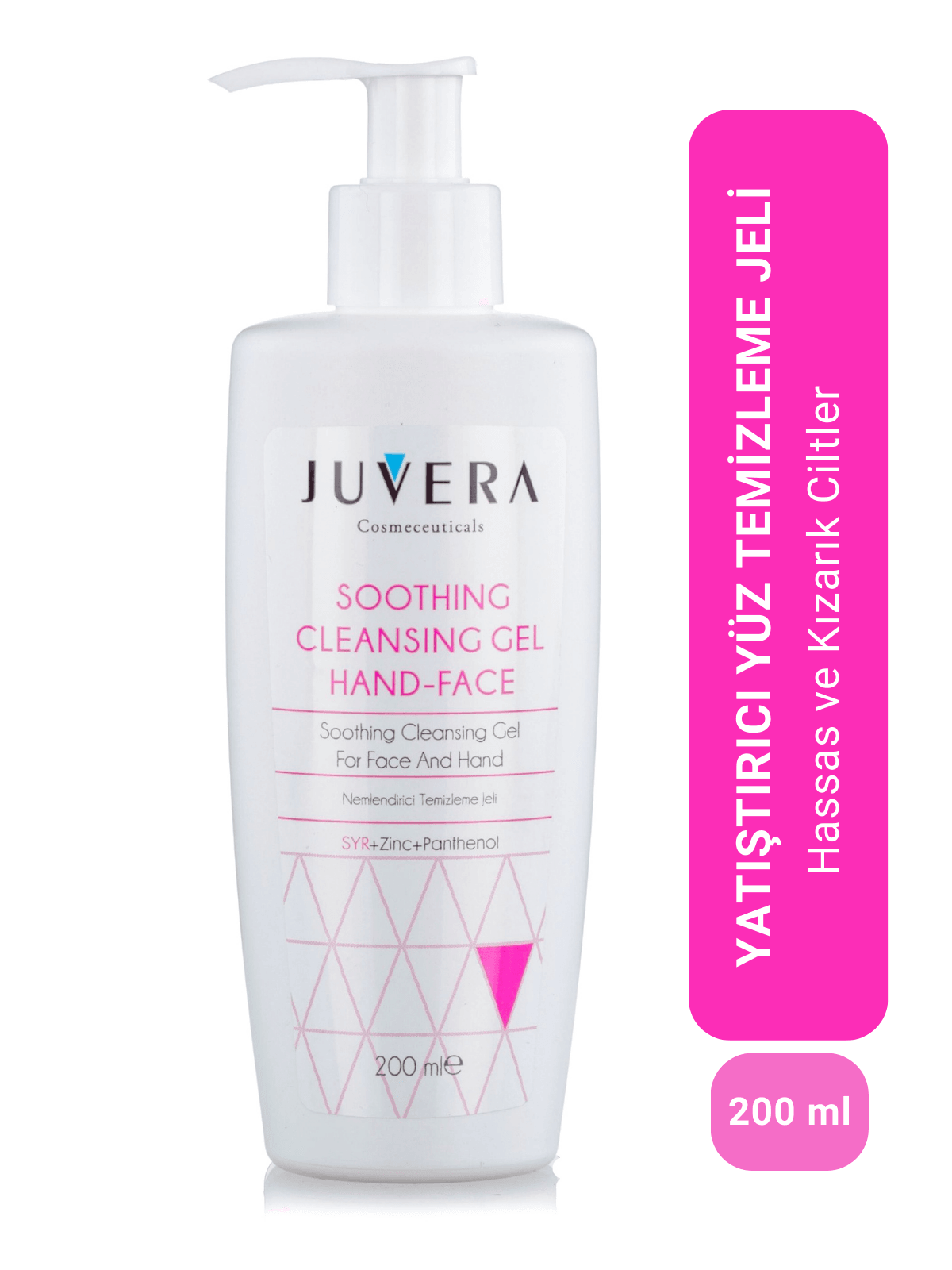 Juvera Hassas Ciltler Için Yüz Yıkama Jeli Nemlendirici Etkili Soothing Cleansing Gel 200 ml