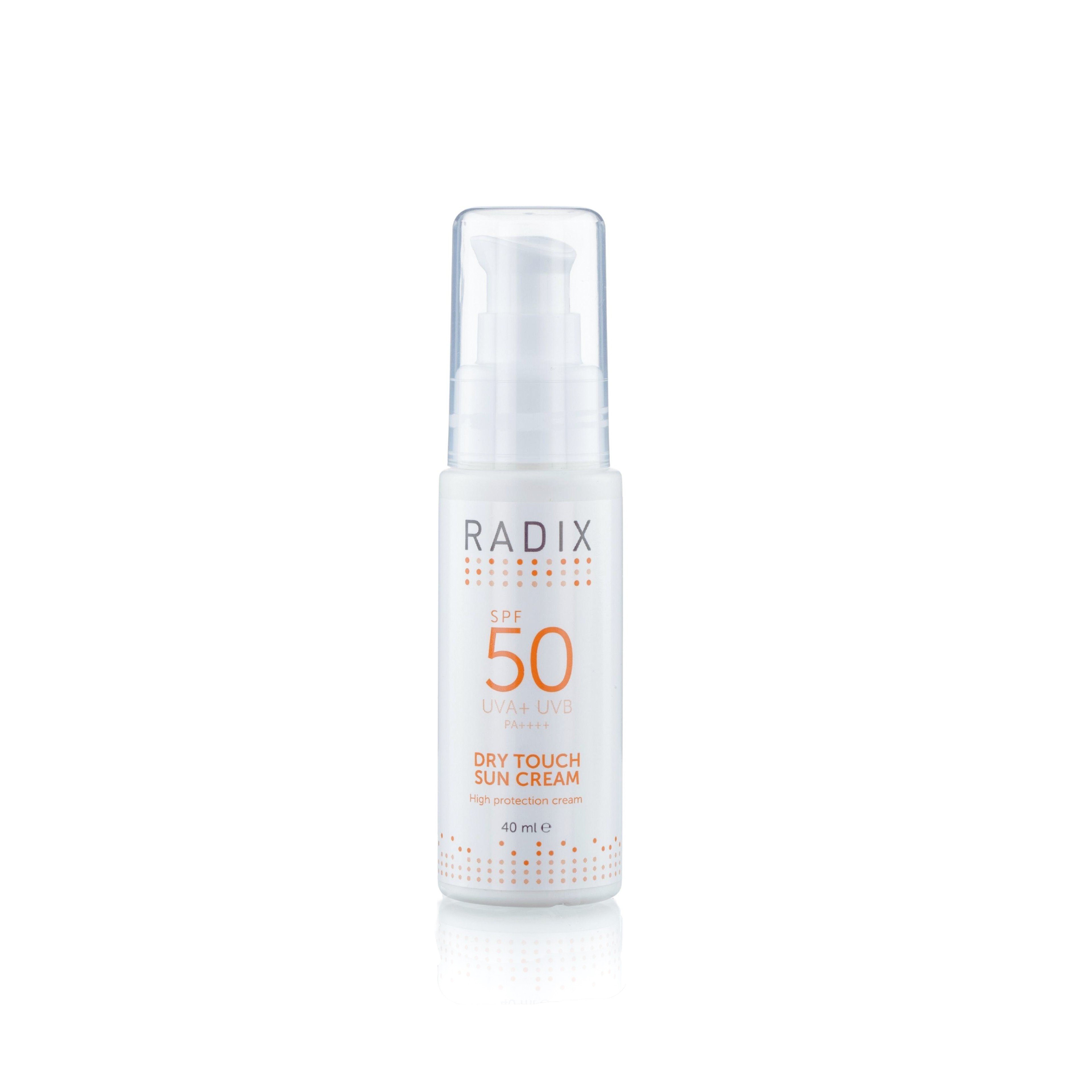 Radix Yüz Güneş Kremi Spf50+ Karma Ve Yağlı Ciltler - Dry Touch Sun Cream 40 Ml 