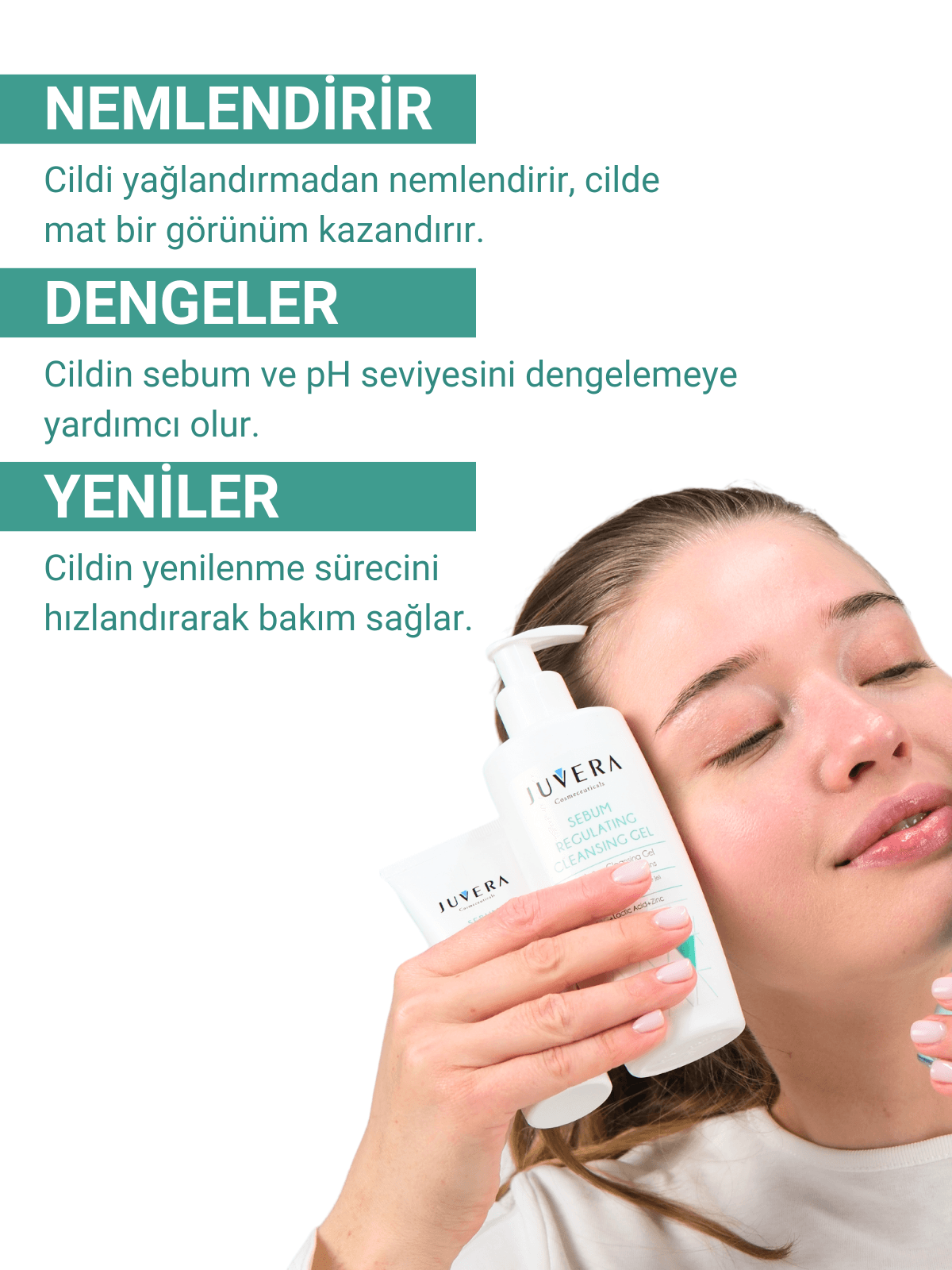 Sebum Dengeleyici Ve Nemlendirici Krem - Karma Yağlı Ve Akneye Eğilimli Ciltler - Sebum Regulating Cream 50 ml 