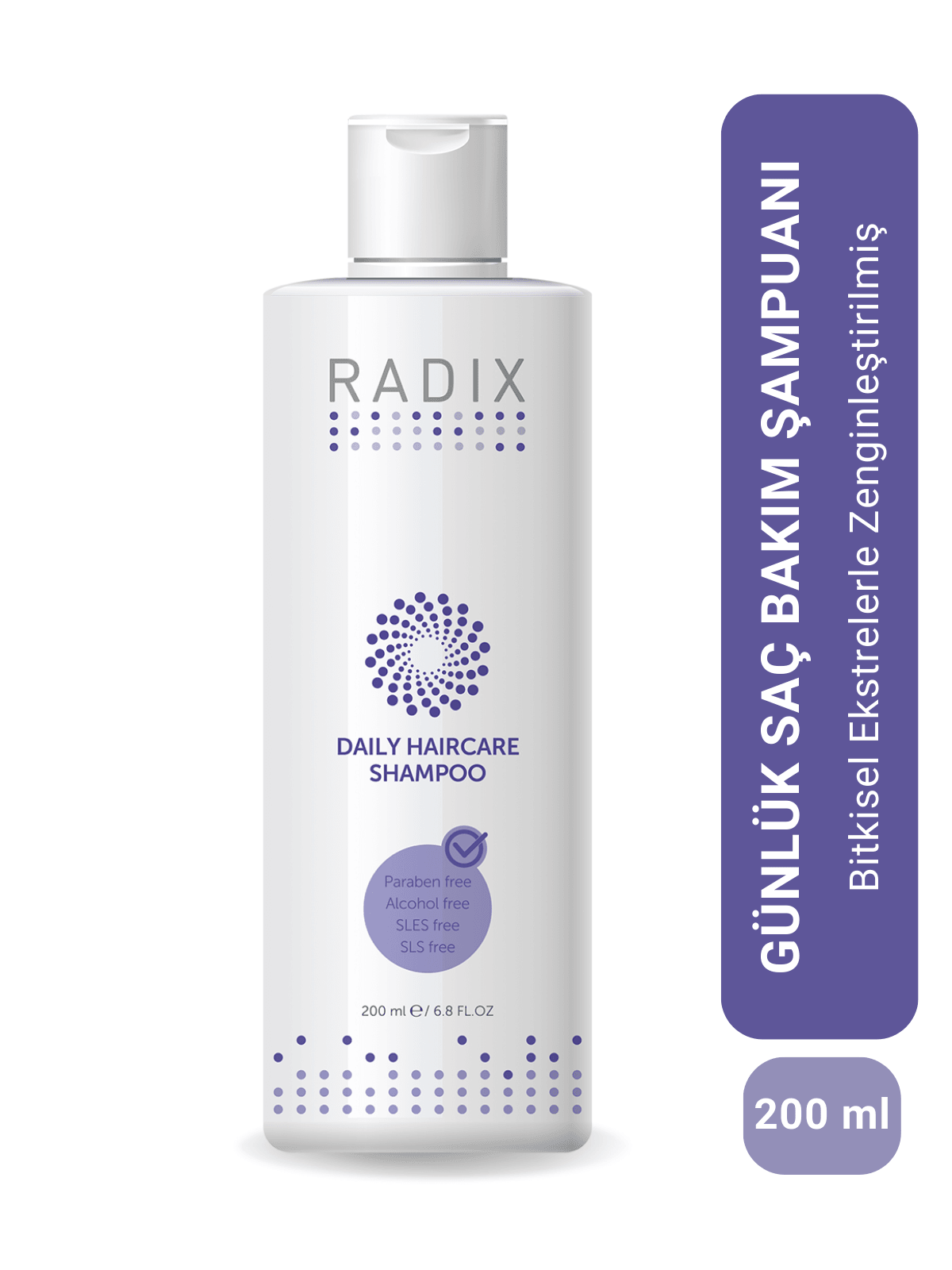 Radix Tüm Saç Tipleri Için Günlük Bakım Şampuanı - Daily Haircare Shampoo 200 ml