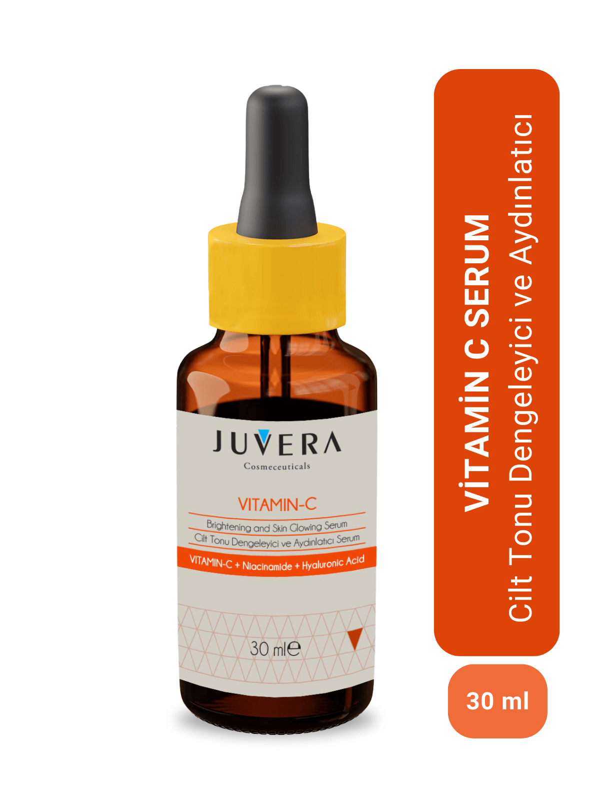 Juvera Vitamin C Serum & Cilt Tonu Dengeleyici Ve Aydınlatıcı Serum 30ml - Brightening & Skin Glowing Serum