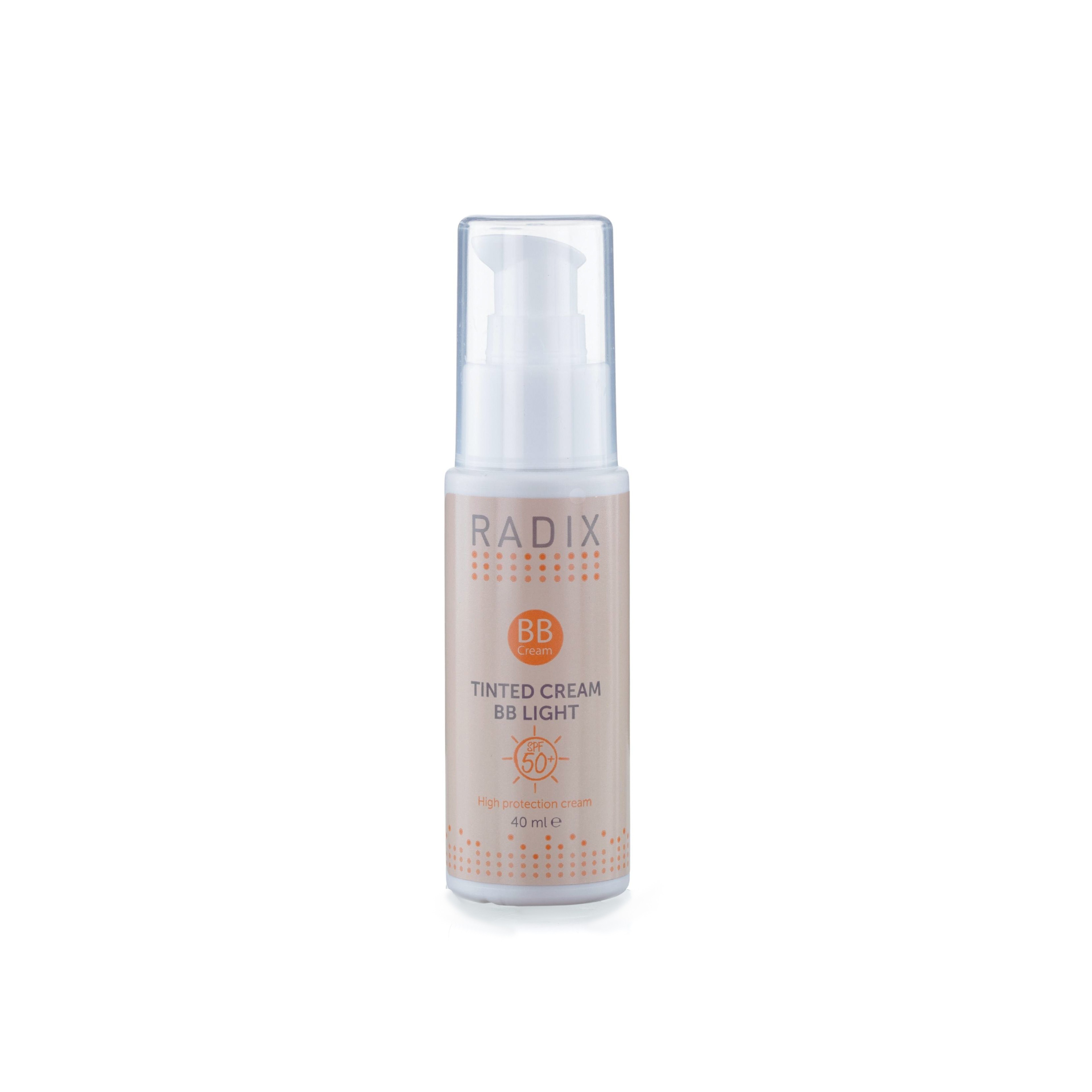 Radix Renkli Güneş Kremi - Tinted Cream Bb Light (açık-orta Ton) 50spf+ 40ml