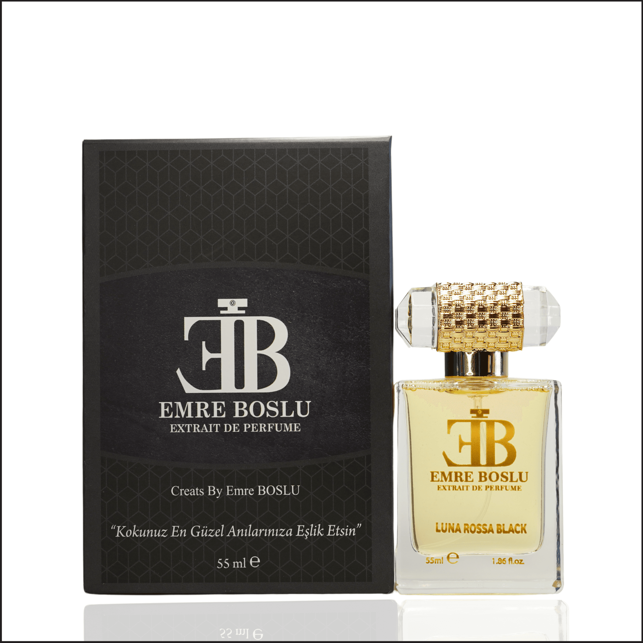 Emre BOSLU Luna Rossa Black 55 ml Extrait Erkek Parfüm