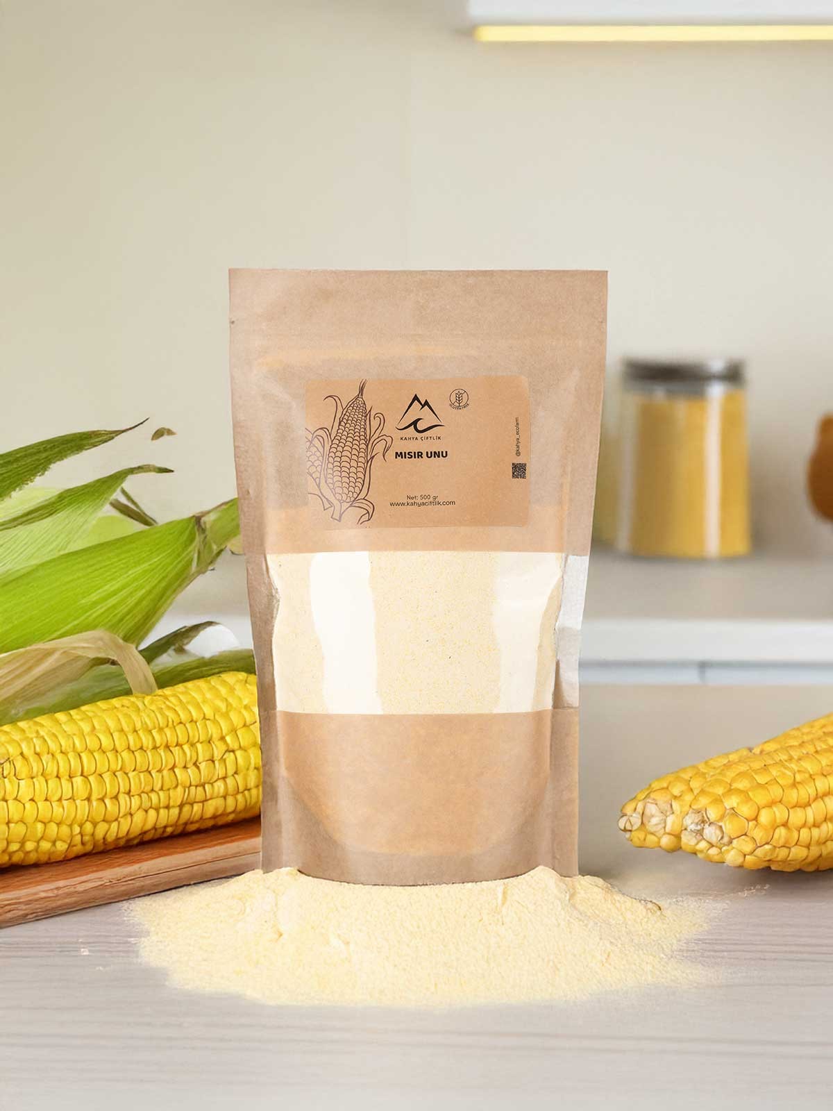 Kahya Doğal Mısır Unu 500 Gr