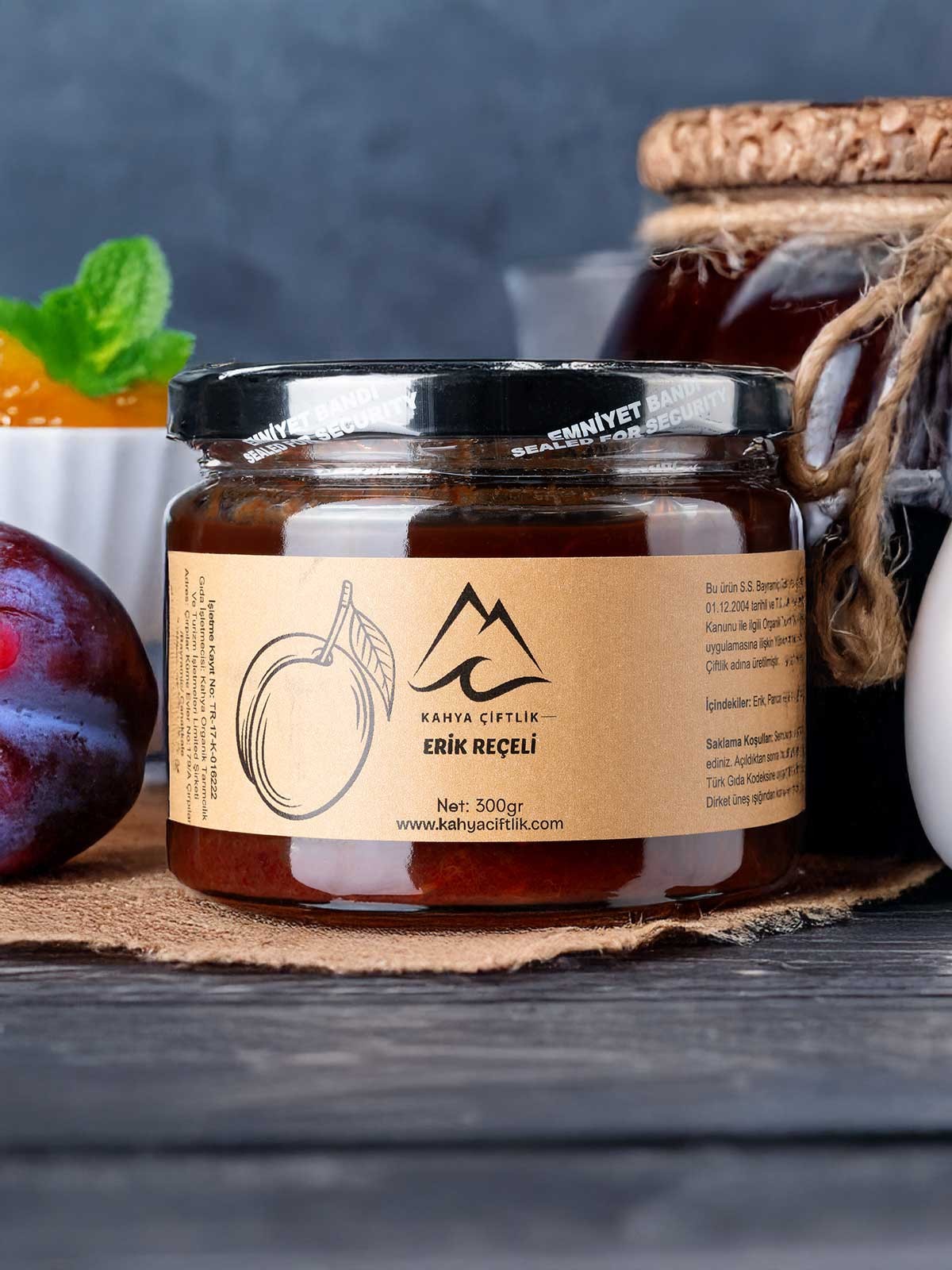 Kahya Doğal Erik Reçeli 300 Gr