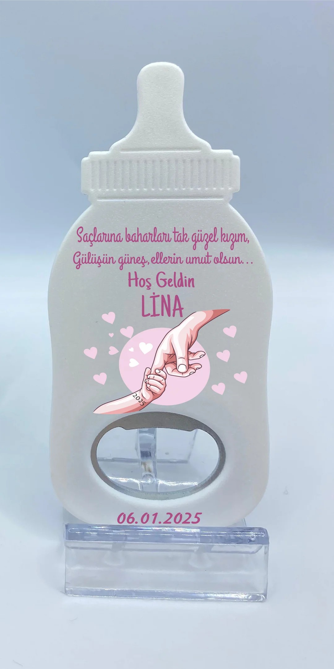 Özel Baskılı Biberon Magnet Açacak