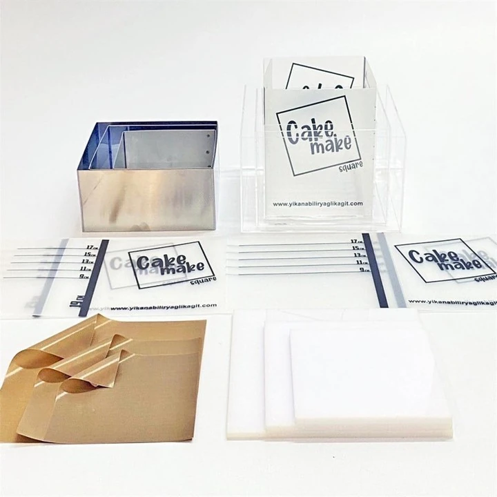 CAKE MAKE KARE KESKİN KENAR KALIBI