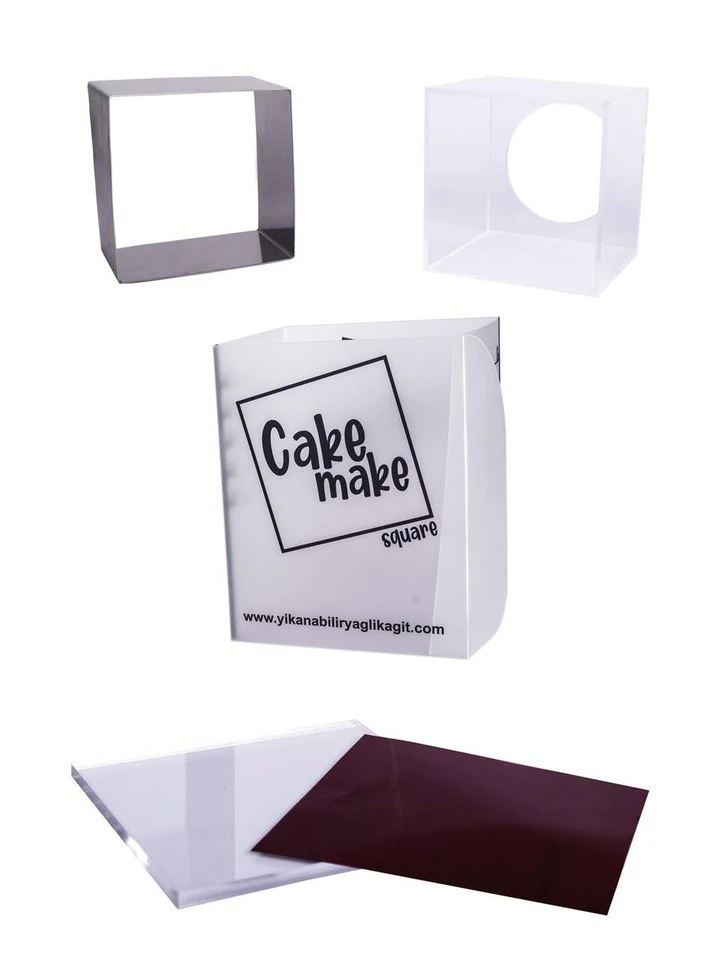 CAKE MAKE KARE KESKİN KENAR KALIBI
