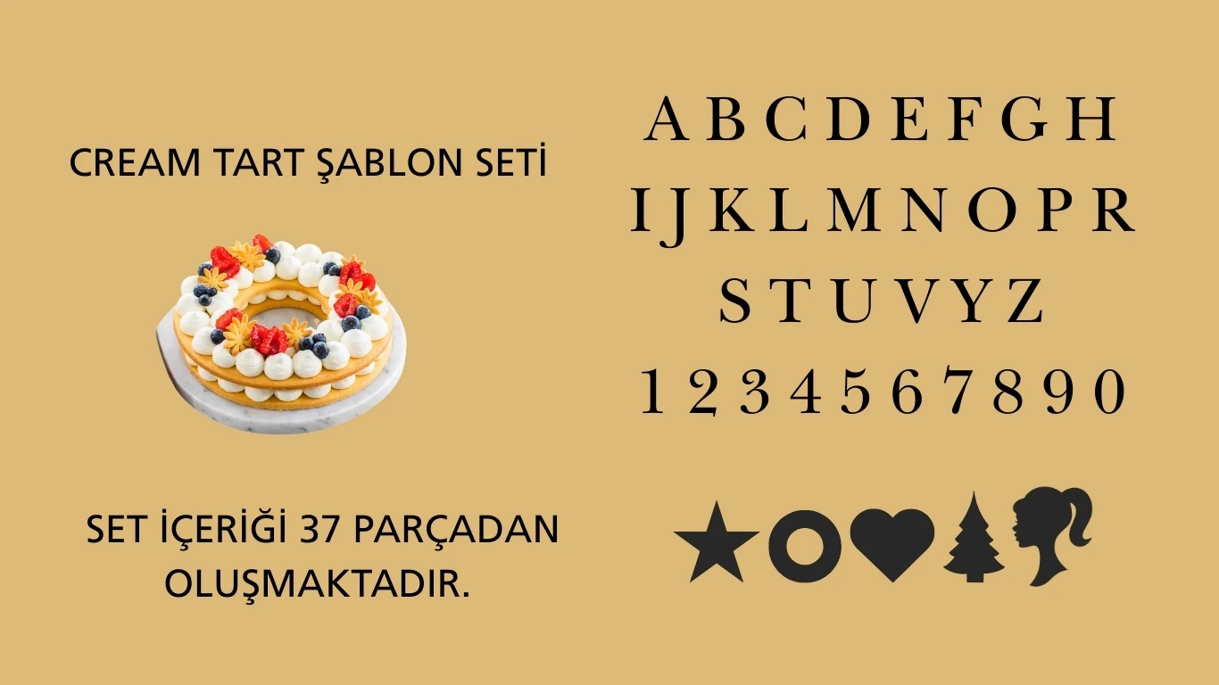 Cream Tart Şablonu