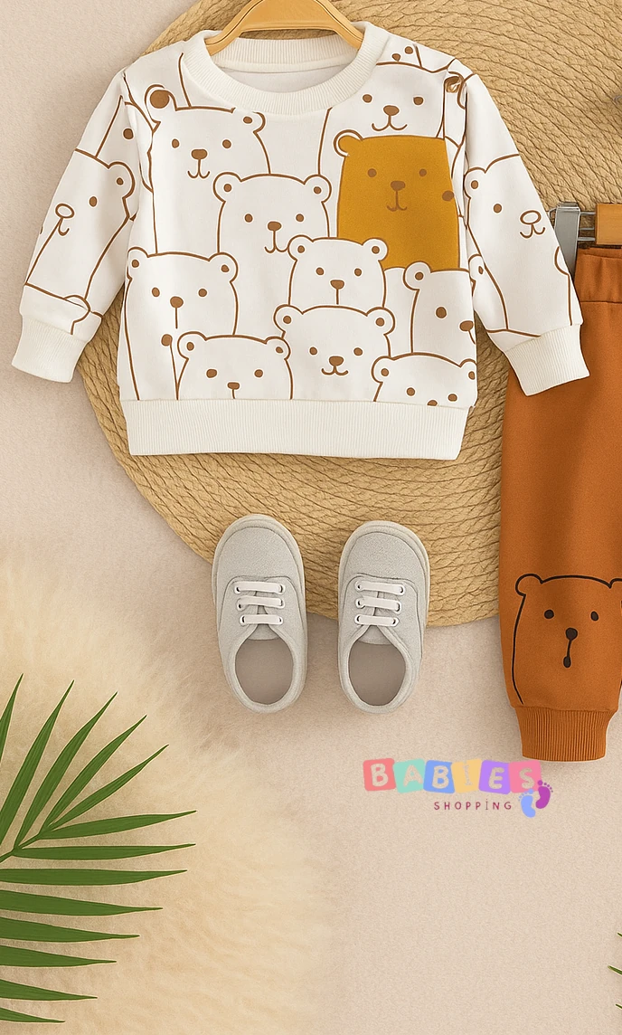 Hello Ayılar 2'li Erkek Bebek Takım