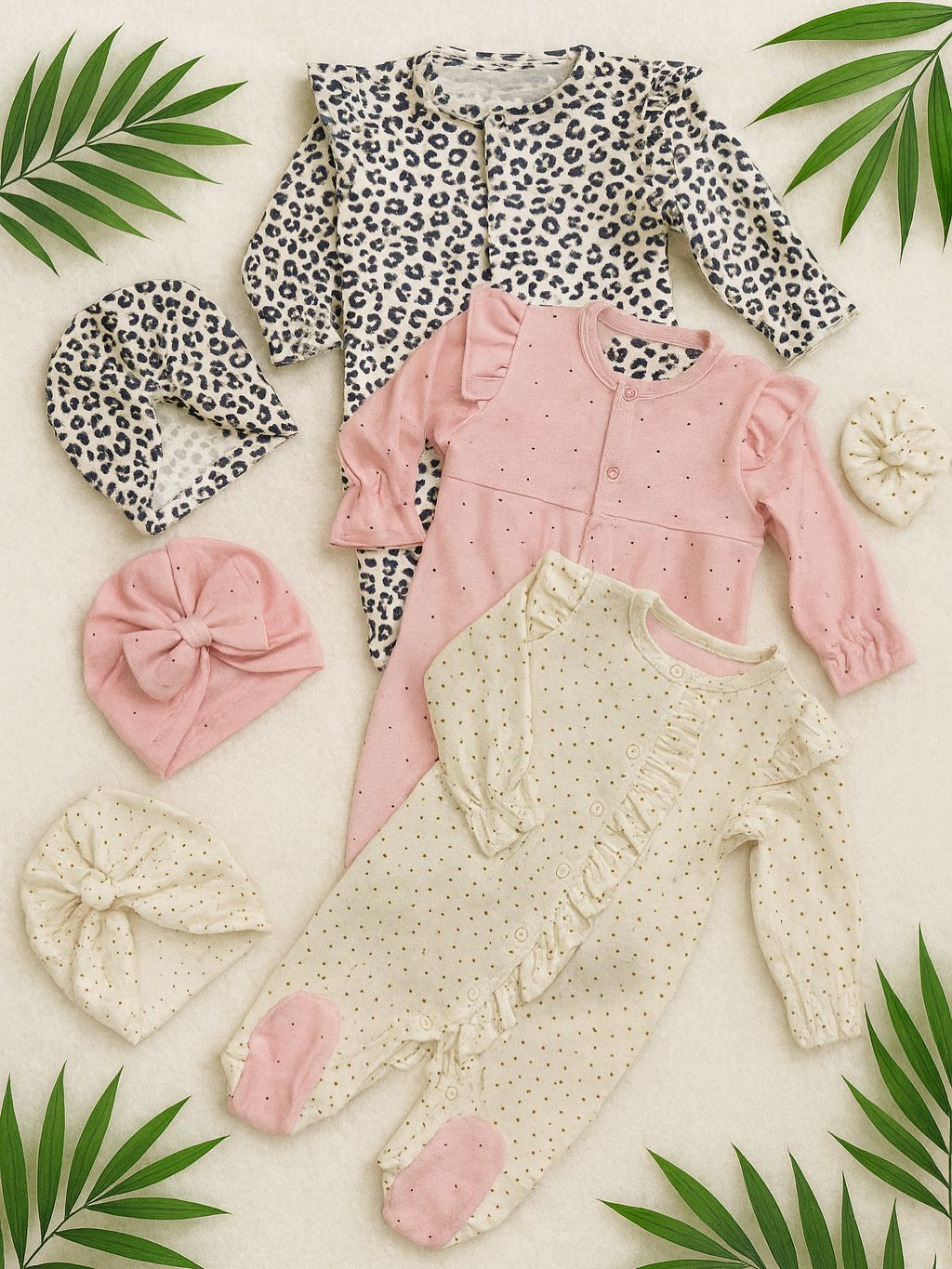 Üçlü Şapkalı Tulum Set