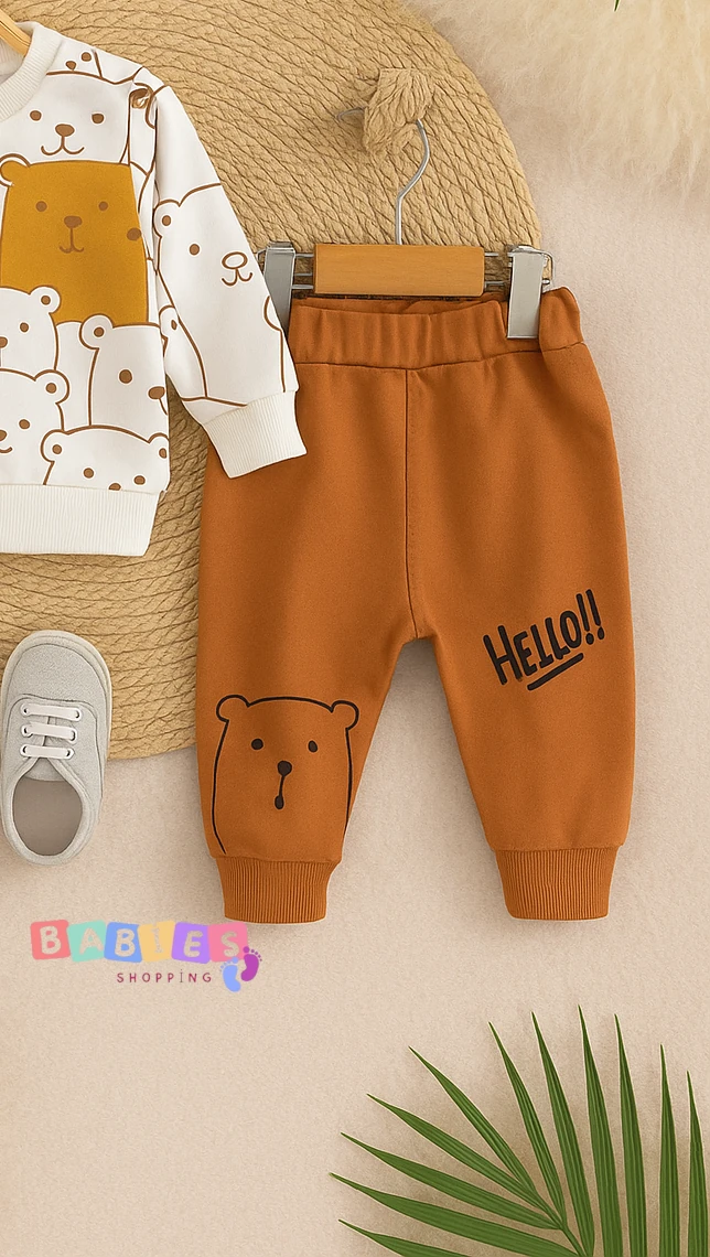 Hello Ayılar 2'li Erkek Bebek Takım