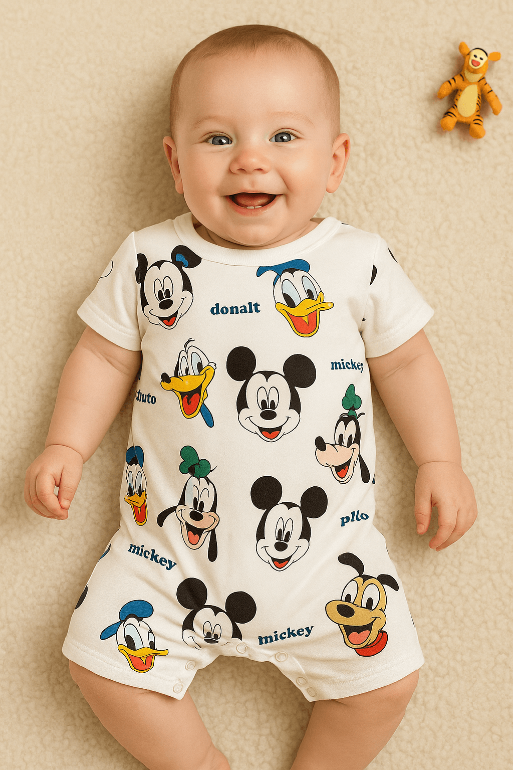 Mickey Dacky Kısa Kol Tulum