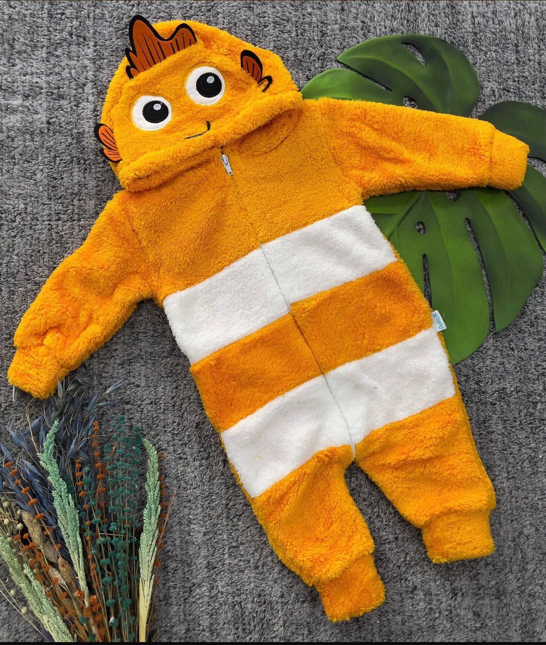 Balık Temalı Unisex Tulum