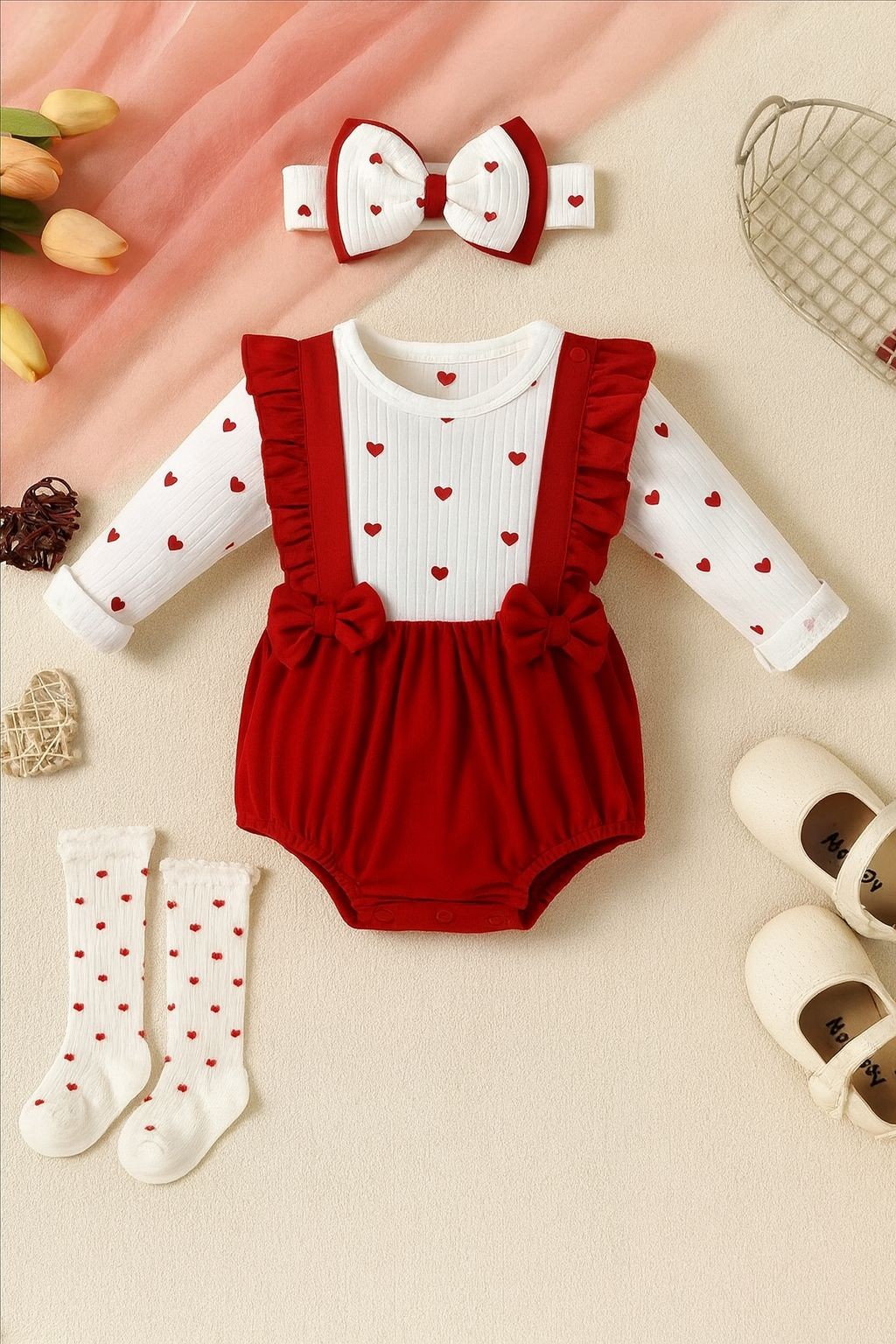 Çoraplı Bandanalı Body Set